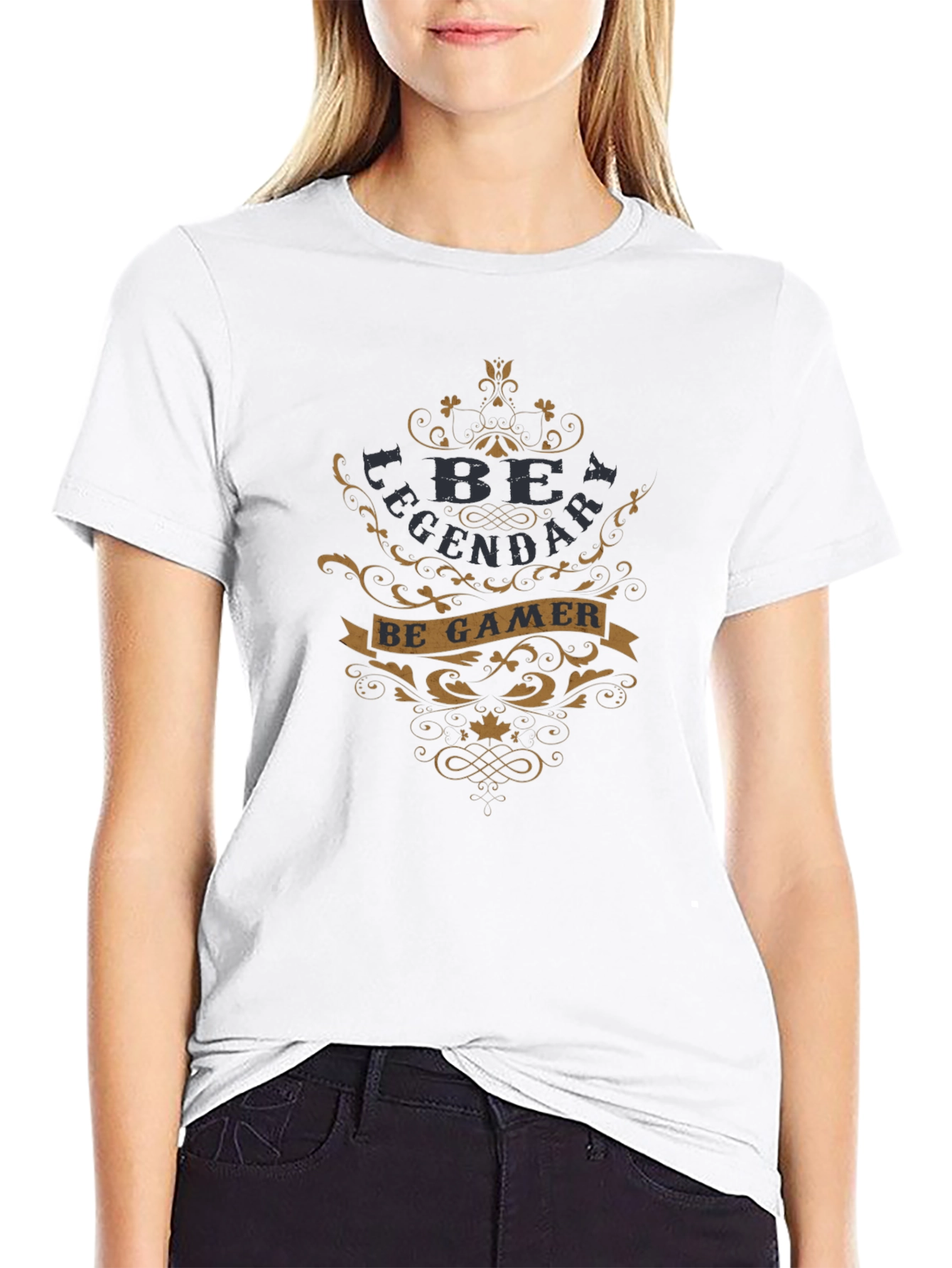 Be Legendary Be Gamer Black T-Shirt