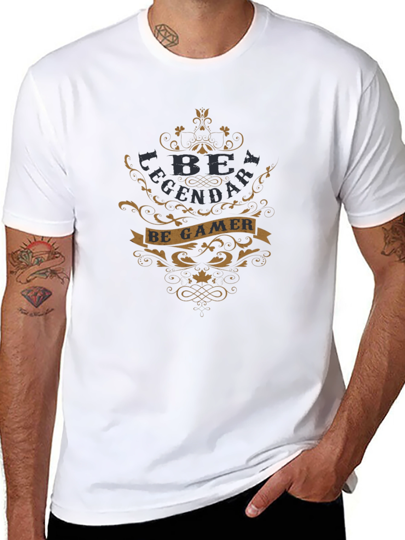 Be Legendary Be Gamer Black T-Shirt