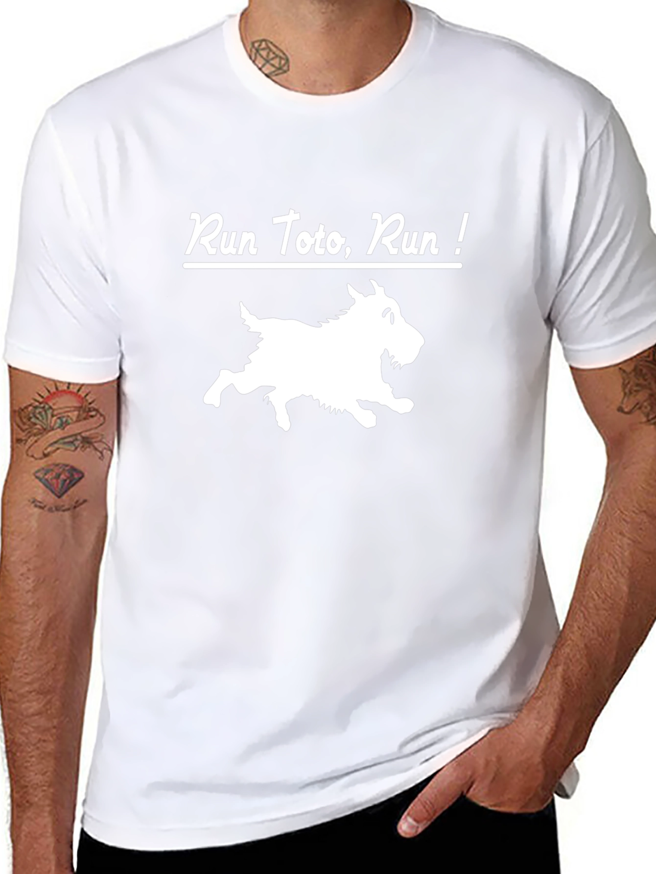 Run Toto Run Black T-Shirt