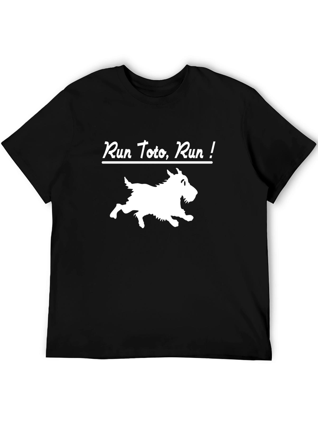 Run Toto Run Black T-Shirt