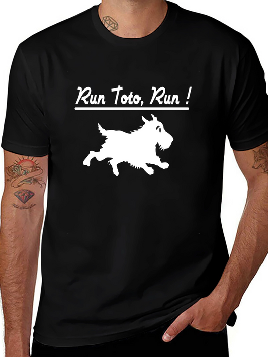 Run Toto Run Black T-Shirt
