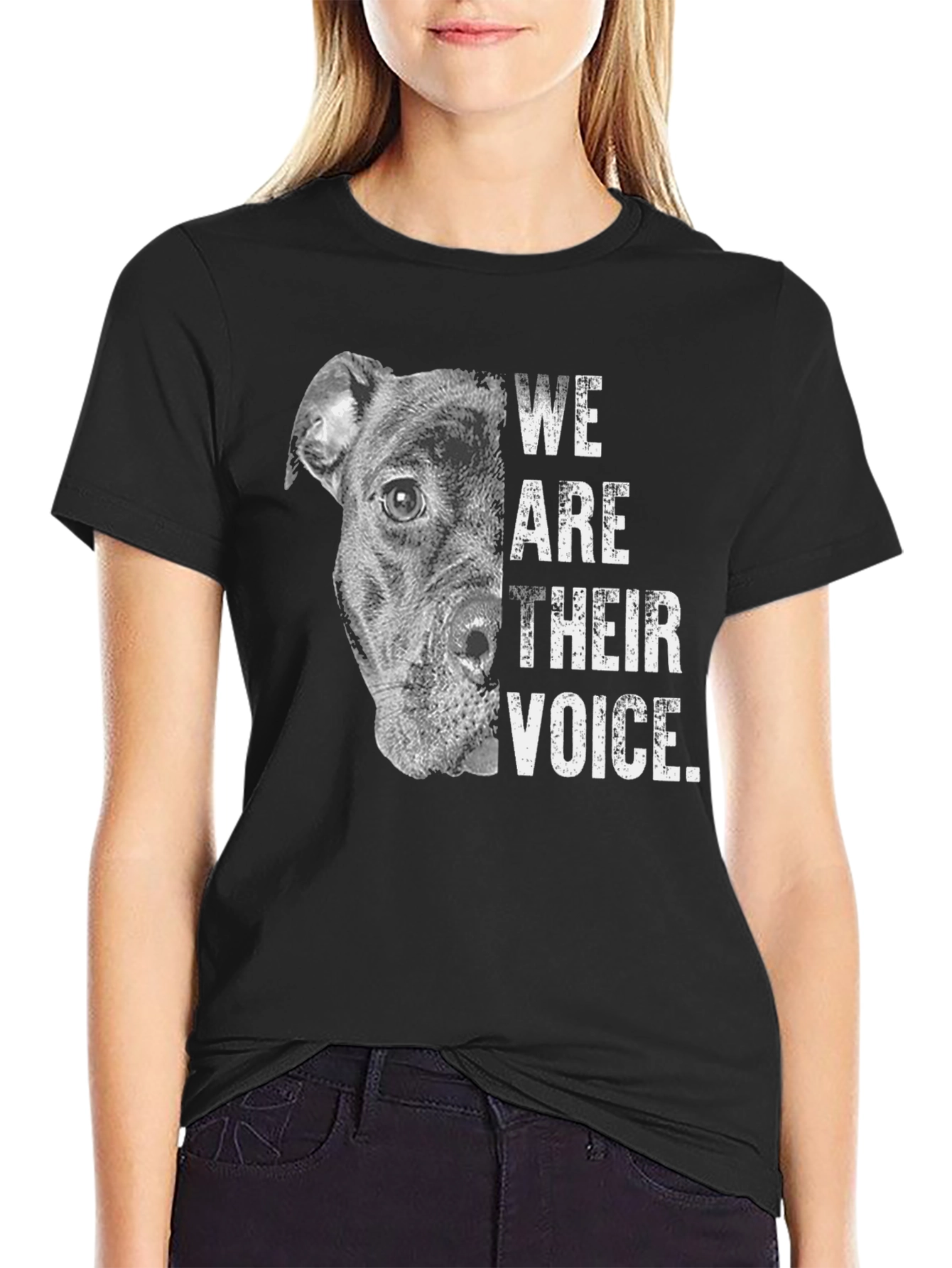 We Are Their Voice T-Shirt Dog Lover Tee