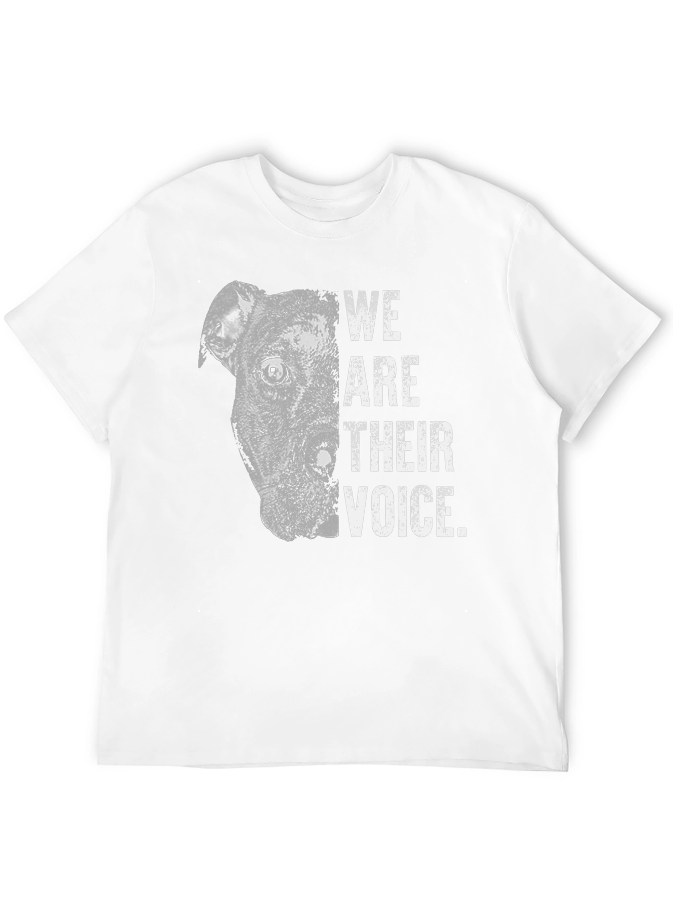 We Are Their Voice T-Shirt Dog Lover Tee