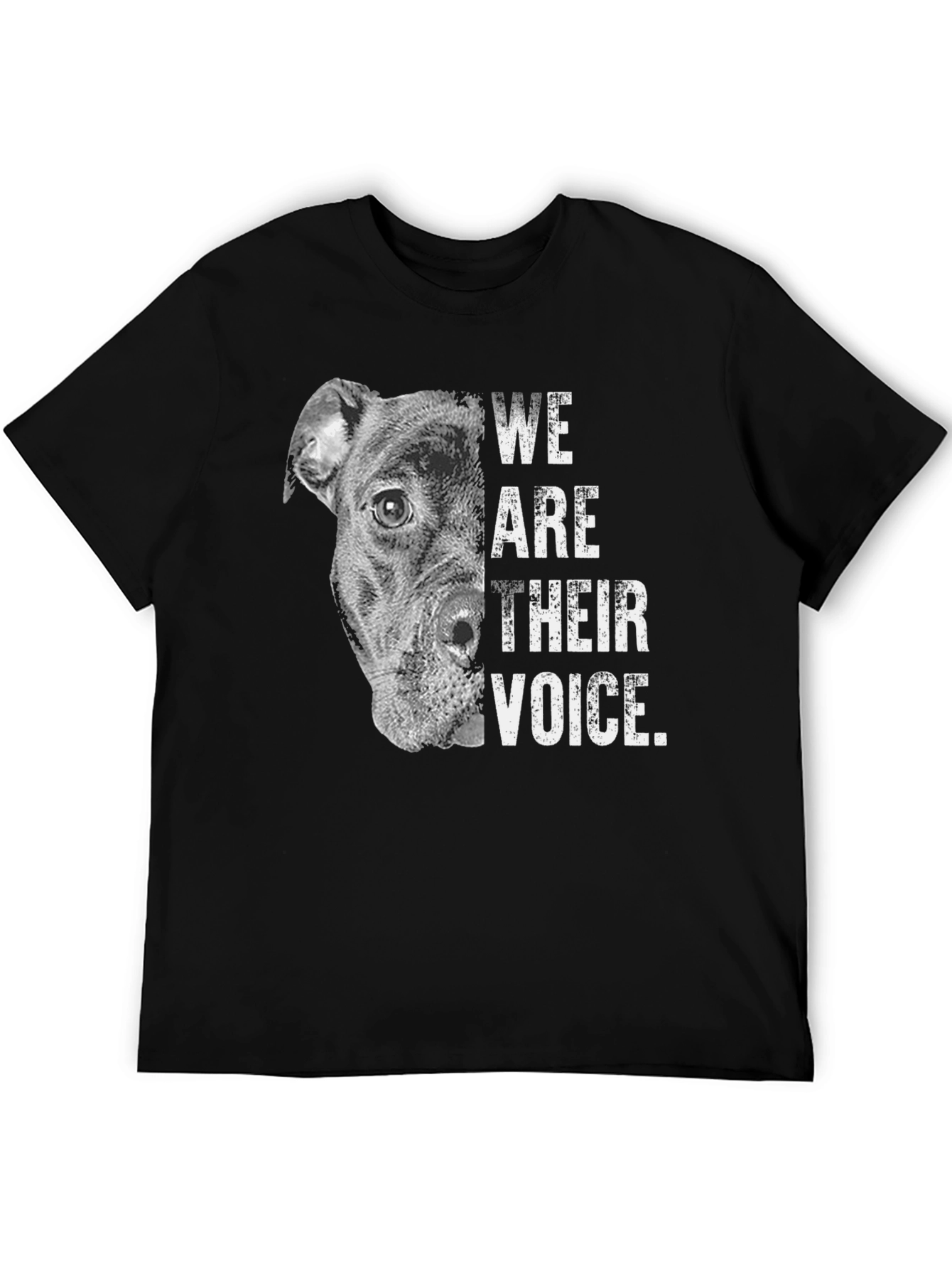 We Are Their Voice T-Shirt Dog Lover Tee