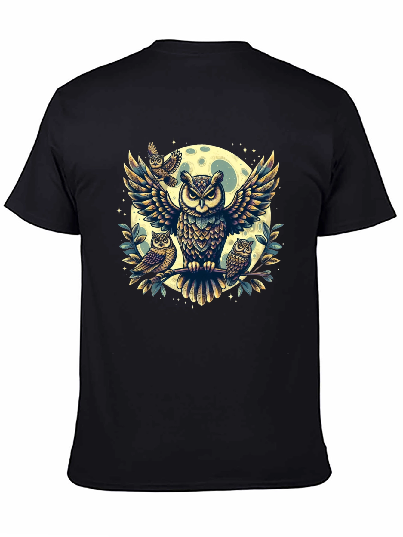 Owl Moon T-Shirt - Wildlife Design