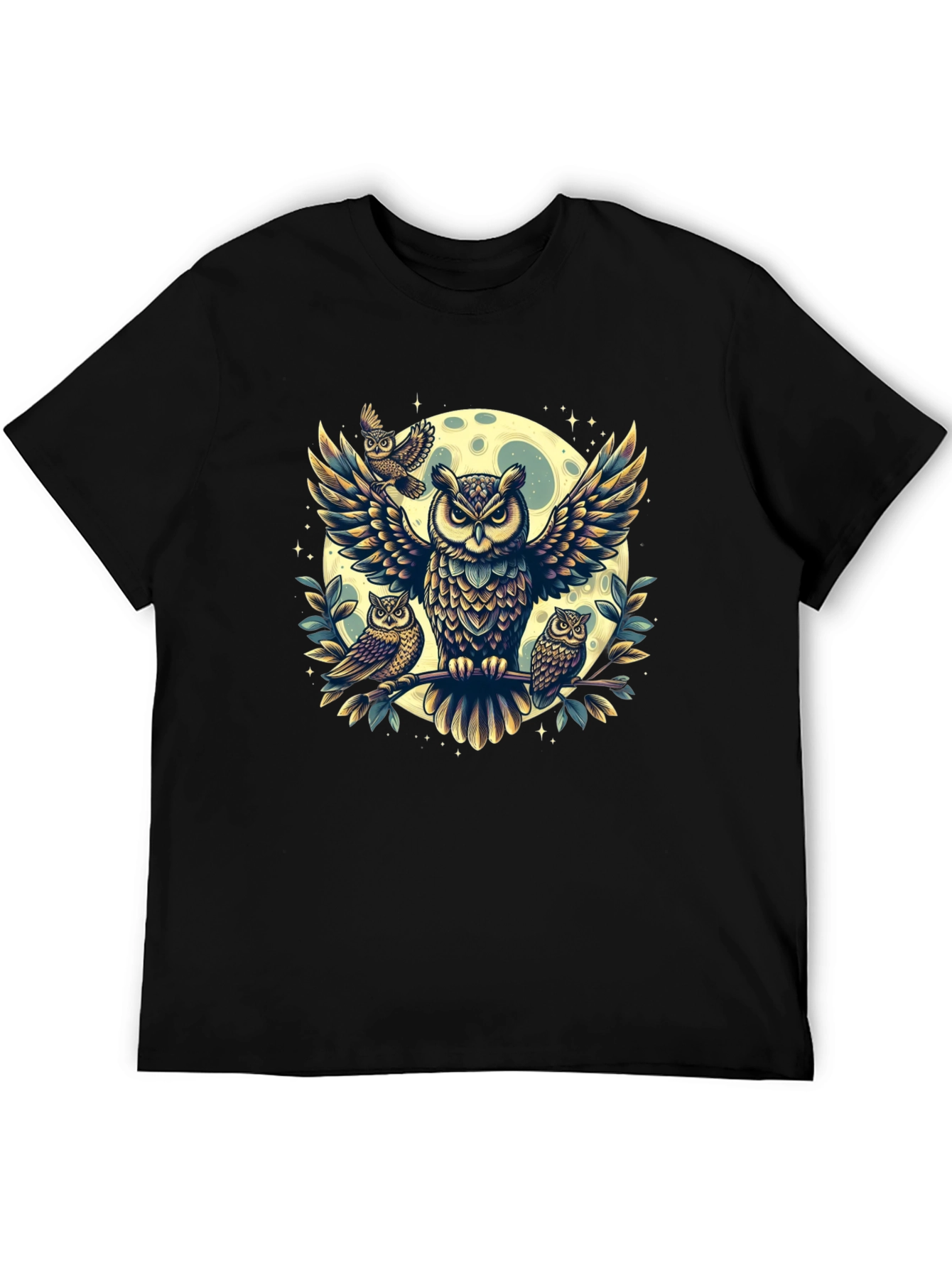 Owl Moon T-Shirt - Wildlife Design