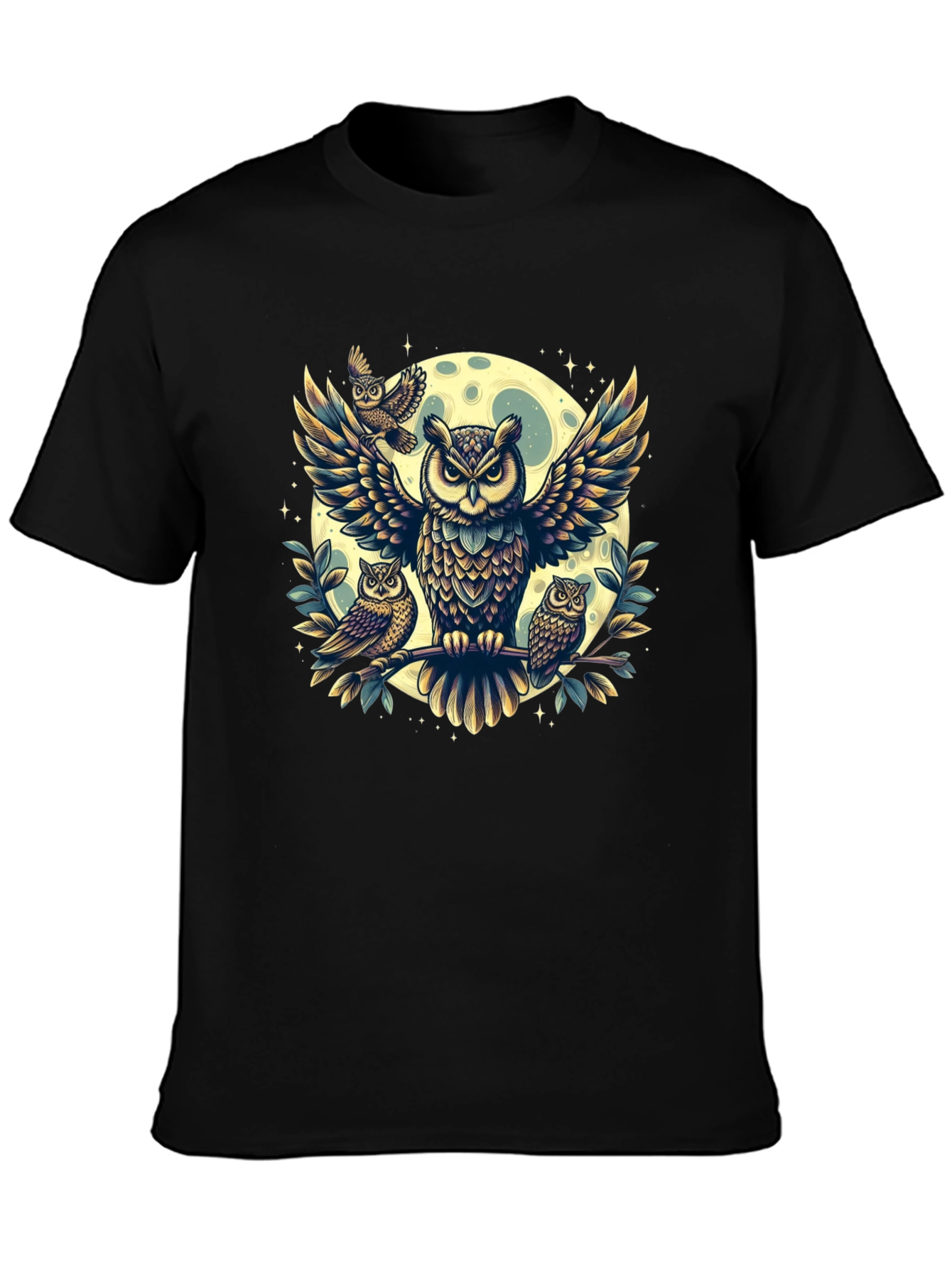 Owl Moon T-Shirt - Wildlife Design