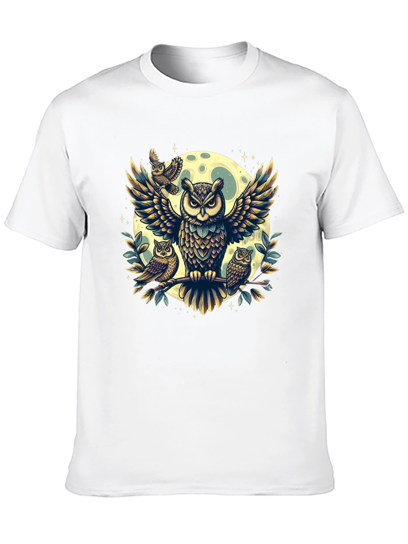 Owl Moon T-Shirt - Wildlife Design