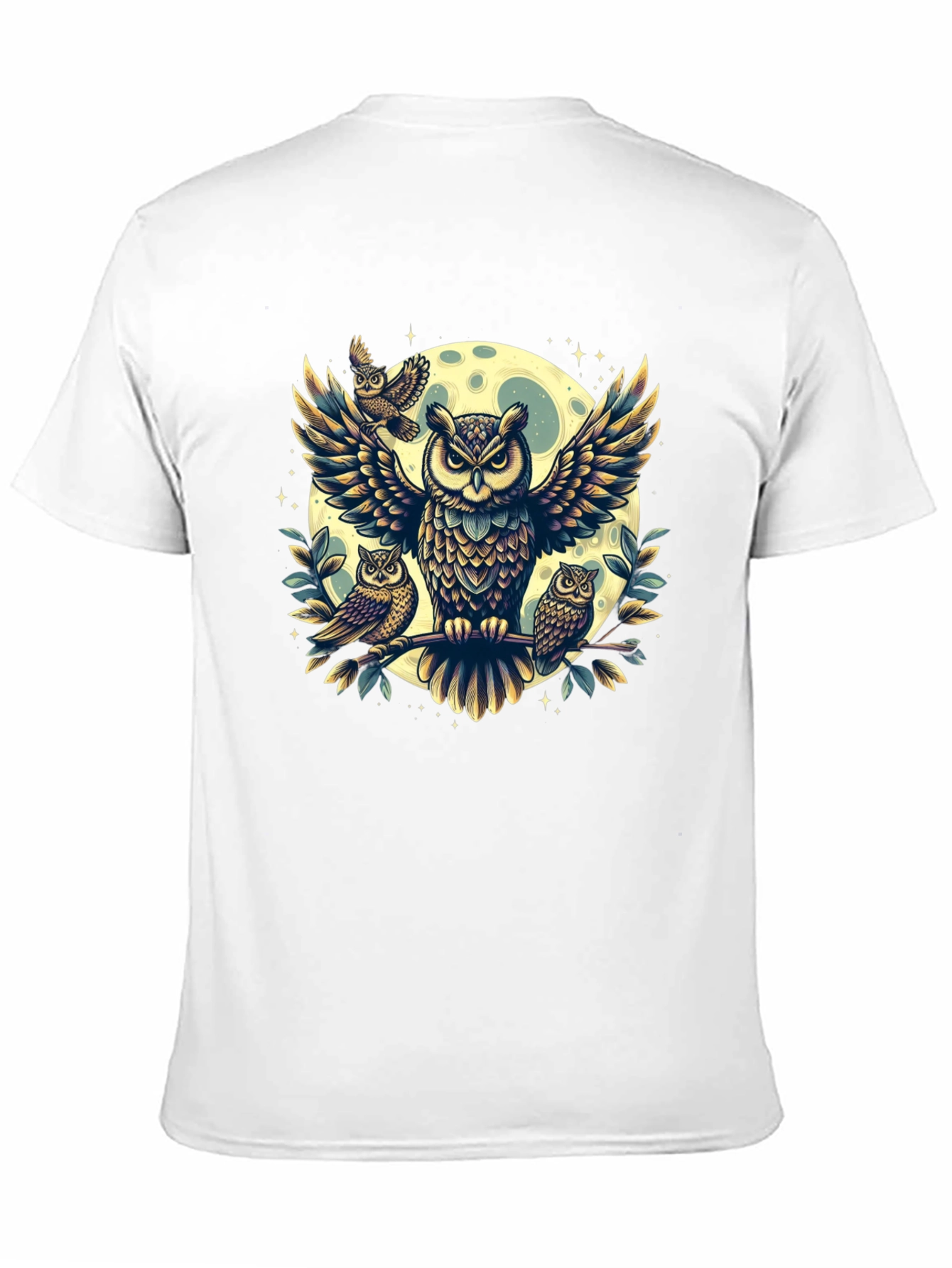 Owl Moon T-Shirt - Wildlife Design