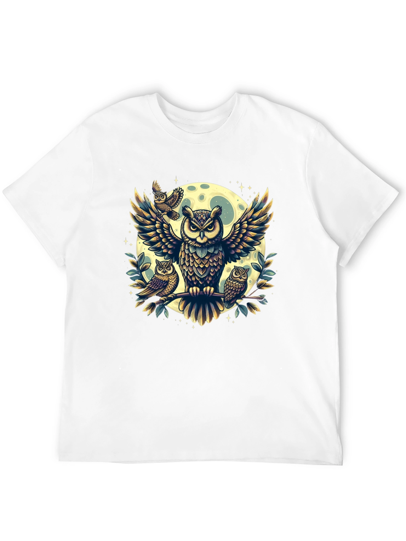 Owl Moon T-Shirt - Wildlife Design