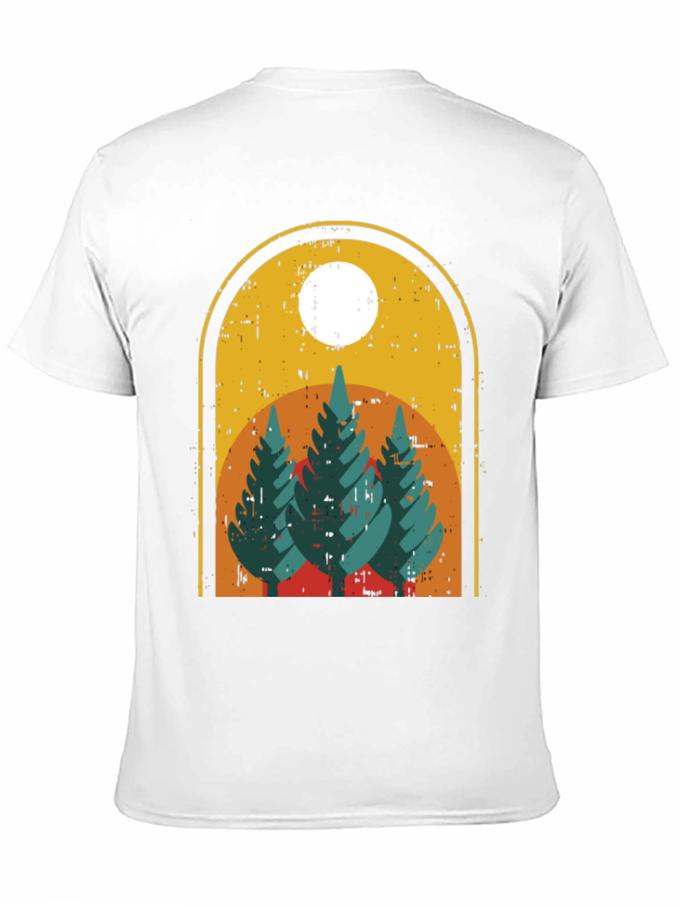 Retro Forest T-Shirt Outdoor Adventure Tee