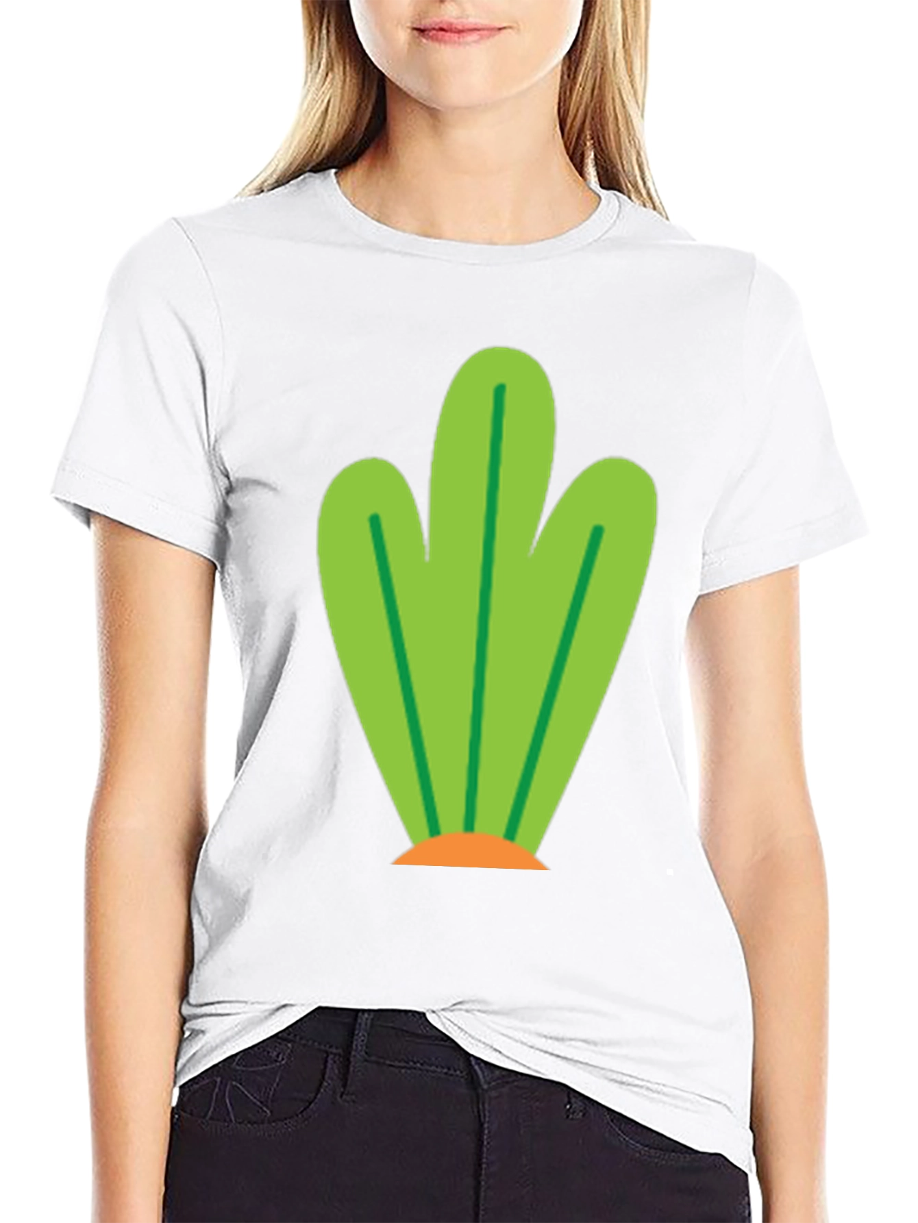 Funky Green Plant Graphic Tee