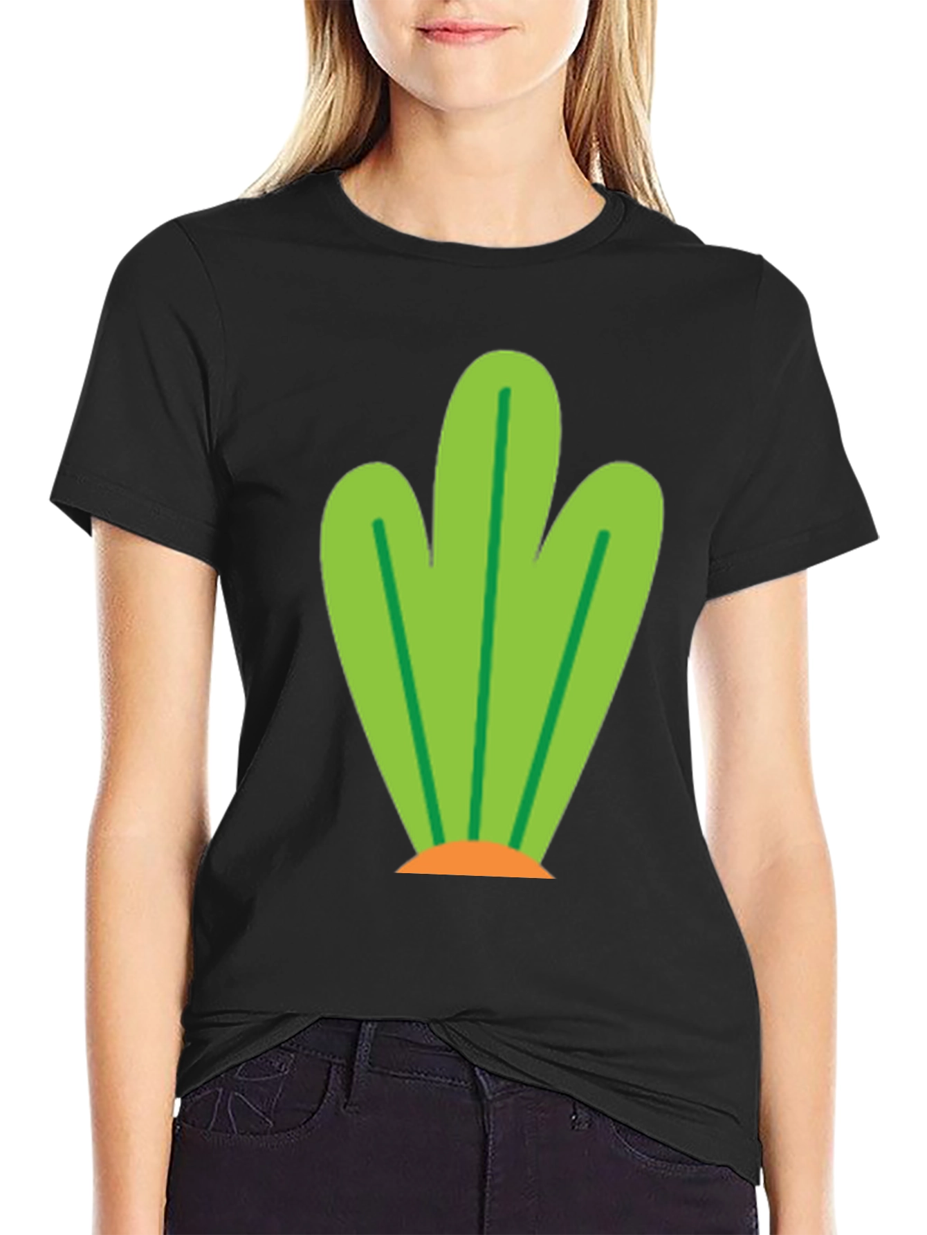 Funky Green Plant Graphic Tee
