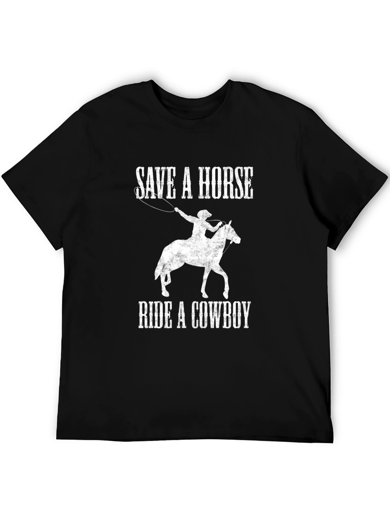 Save a Horse Ride a Cowboy Graphic T-Shirt