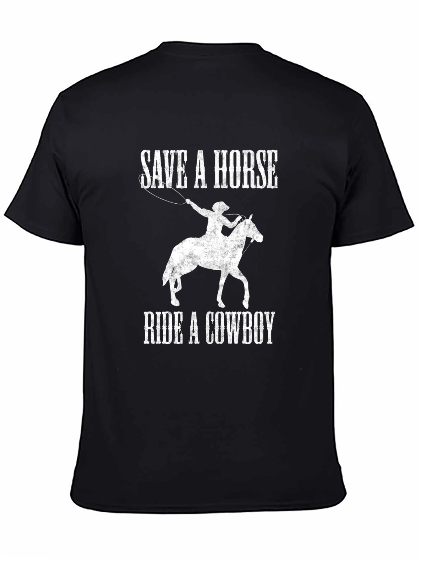 Save a Horse Ride a Cowboy Graphic T-Shirt