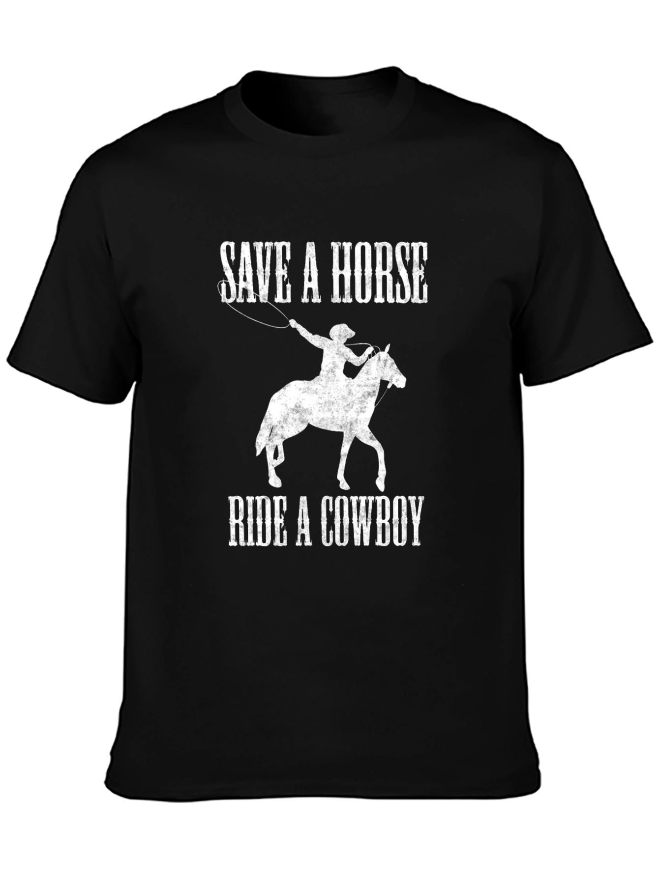 Save a Horse Ride a Cowboy Graphic T-Shirt