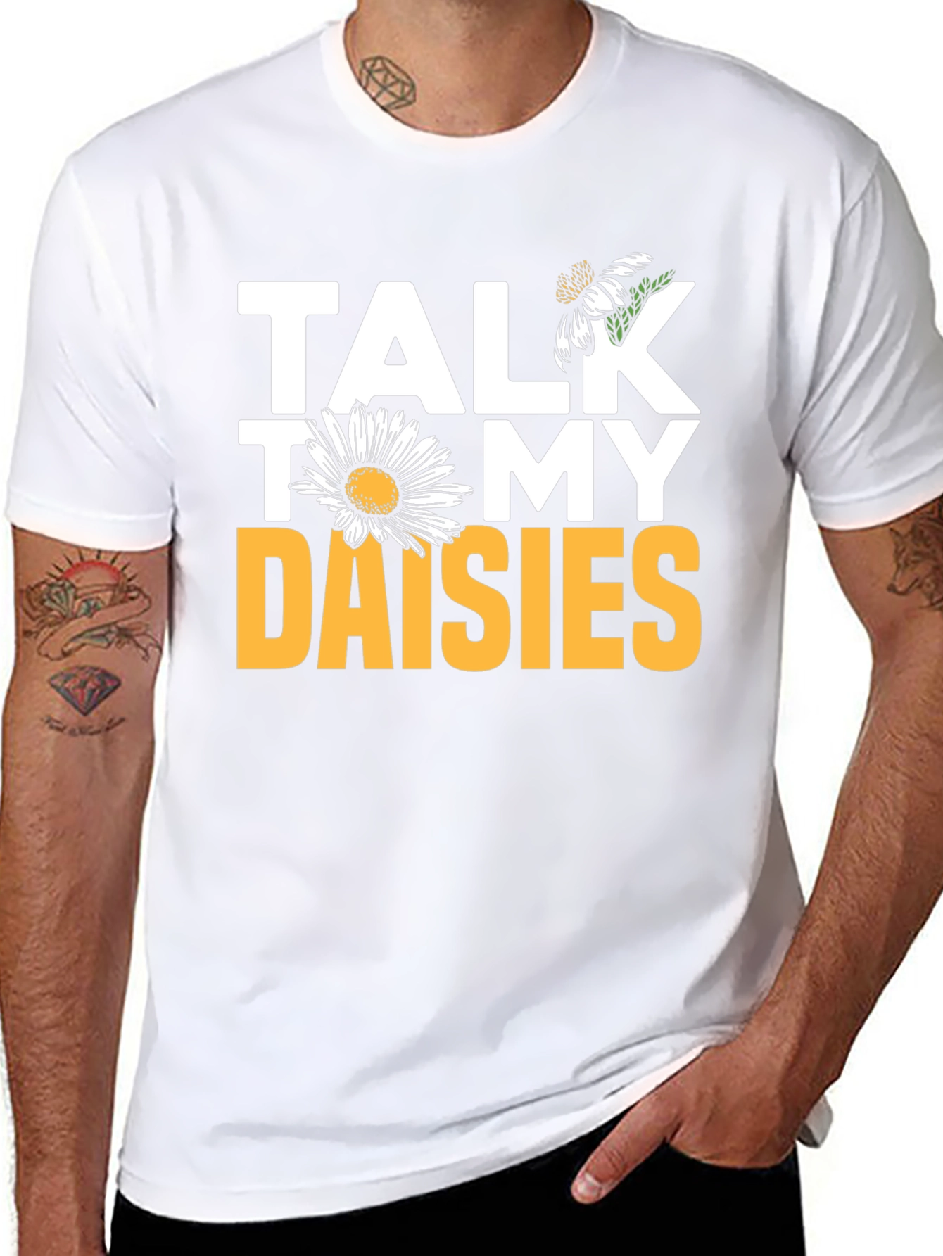 Talk To My Daisies Graphic Tee