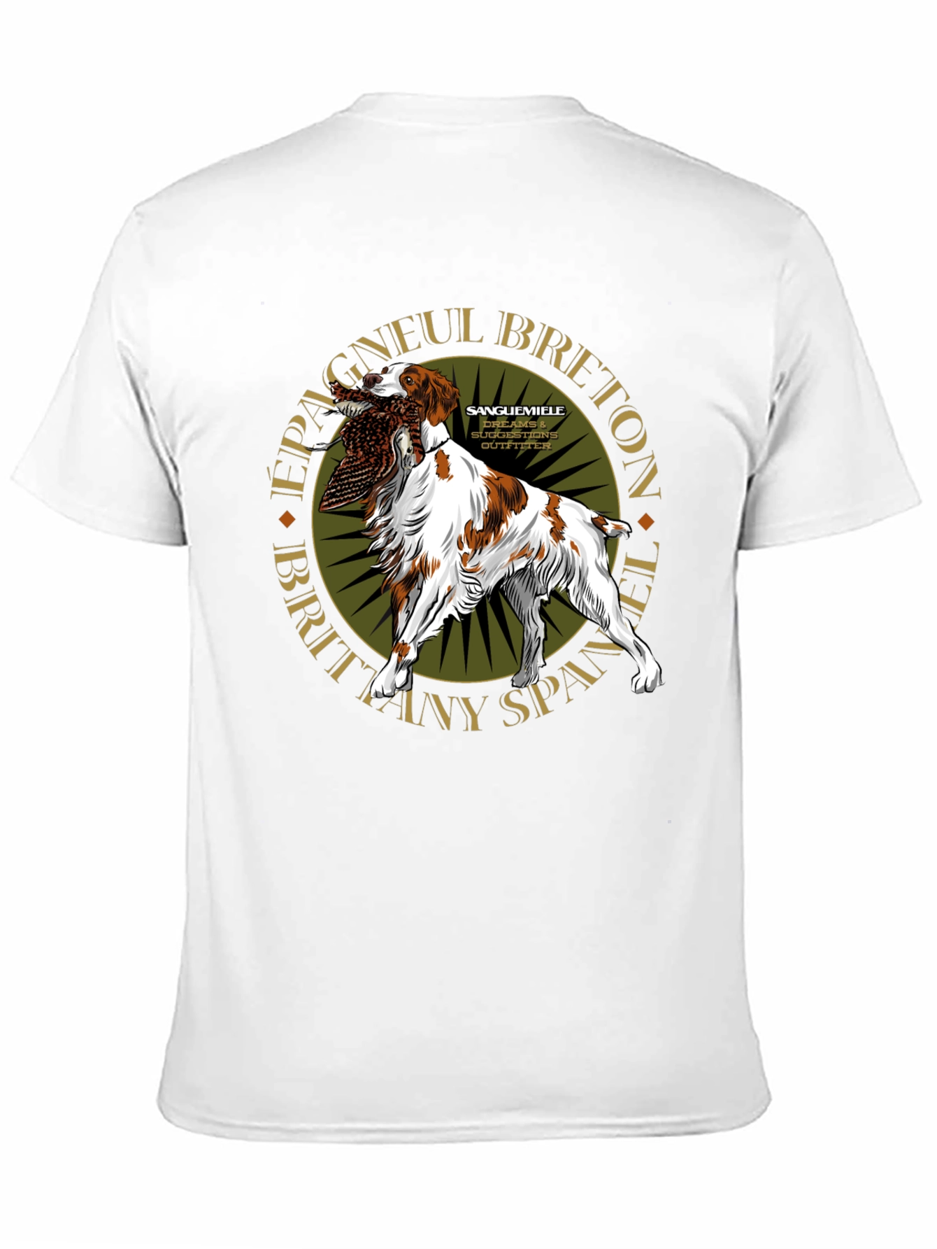 Epagneul Breton T-Shirt: Brittany Spaniel Hunting Tee