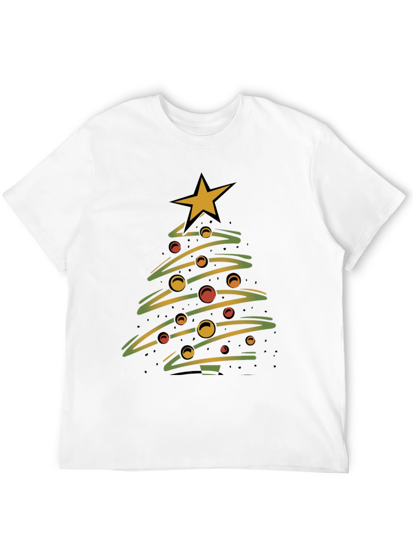 Christmas Tree Graphic Tee - Holiday Style