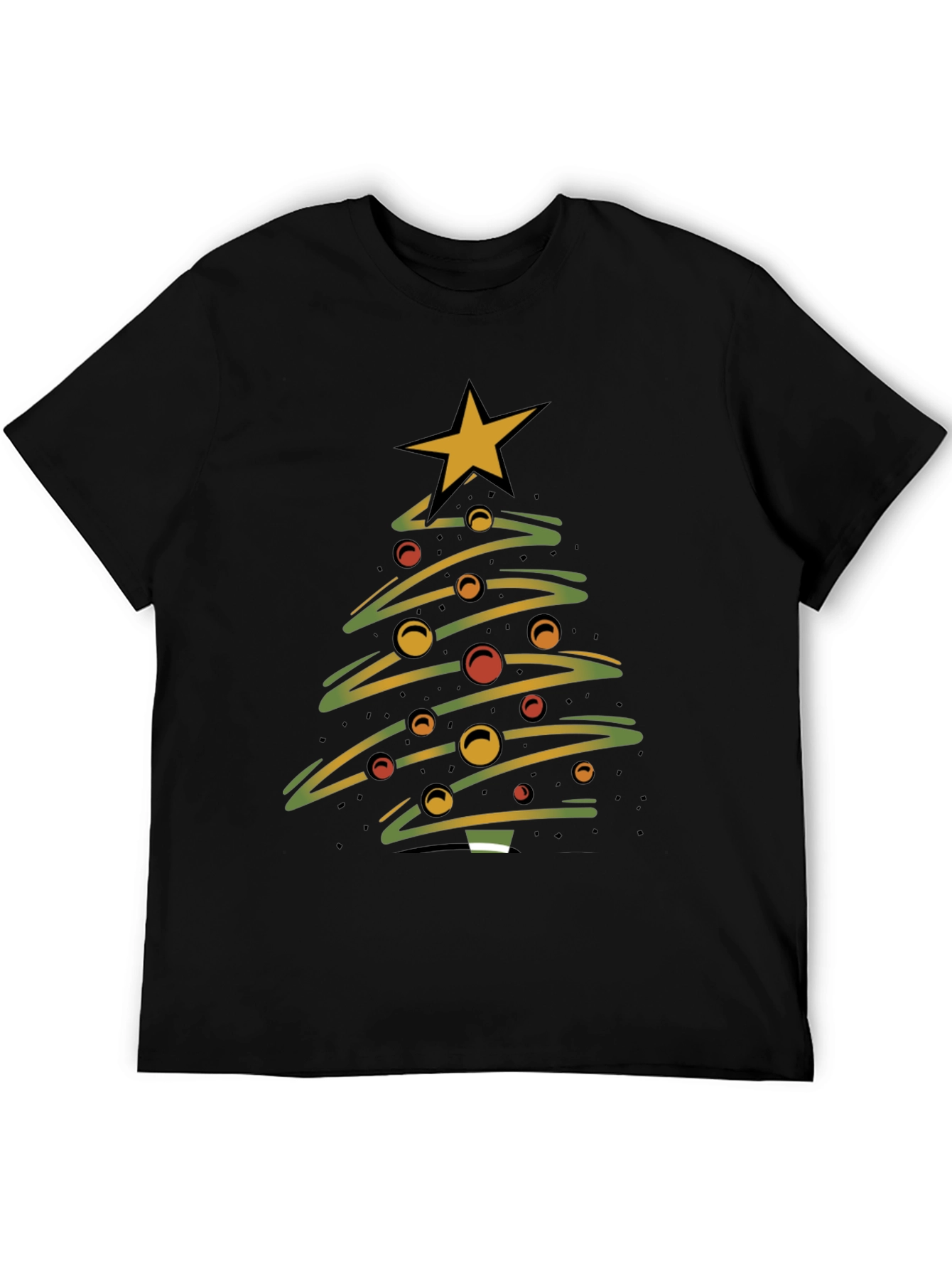 Christmas Tree Graphic Tee - Holiday Style