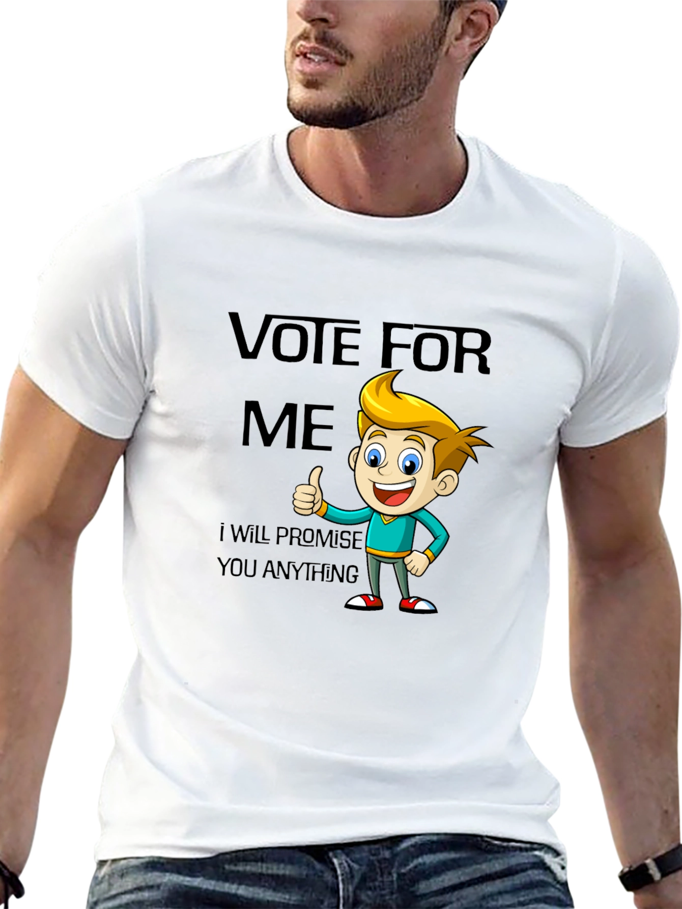Vote For Me Funny Cartoon T-Shirt