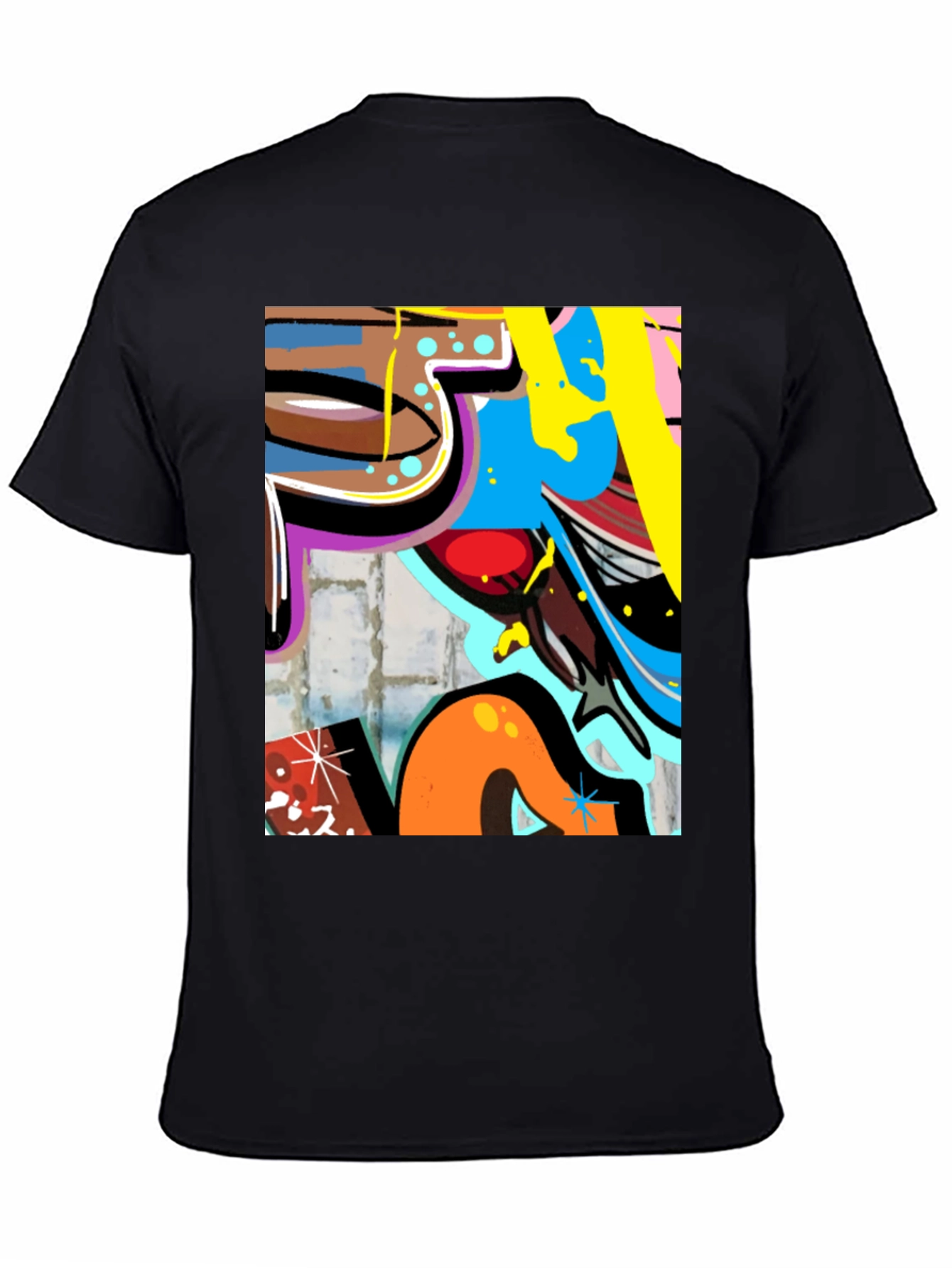 Urban Graffiti Art T-Shirt - Bold Streetwear Style