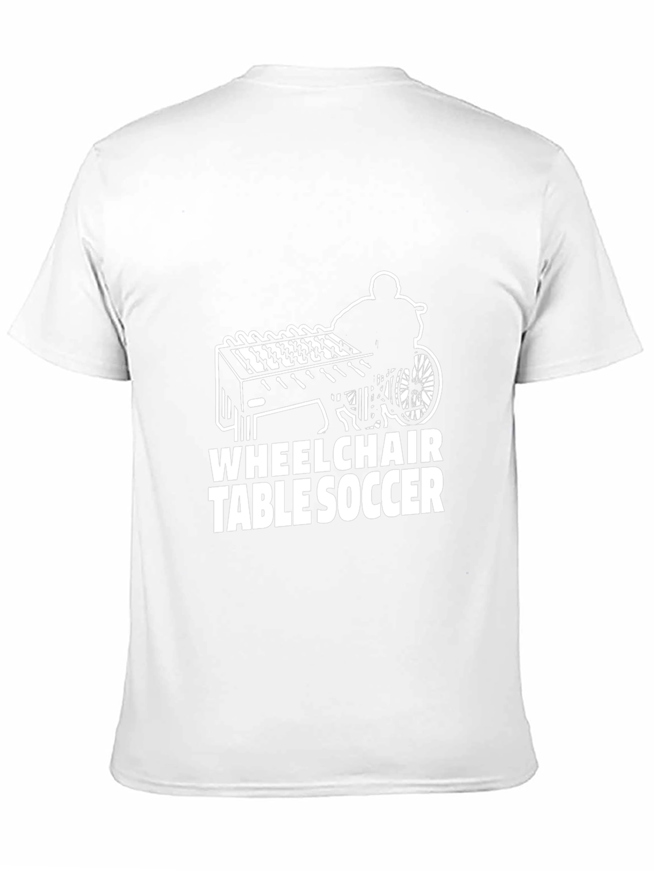 Wheelchair Table Soccer Graphic Tee