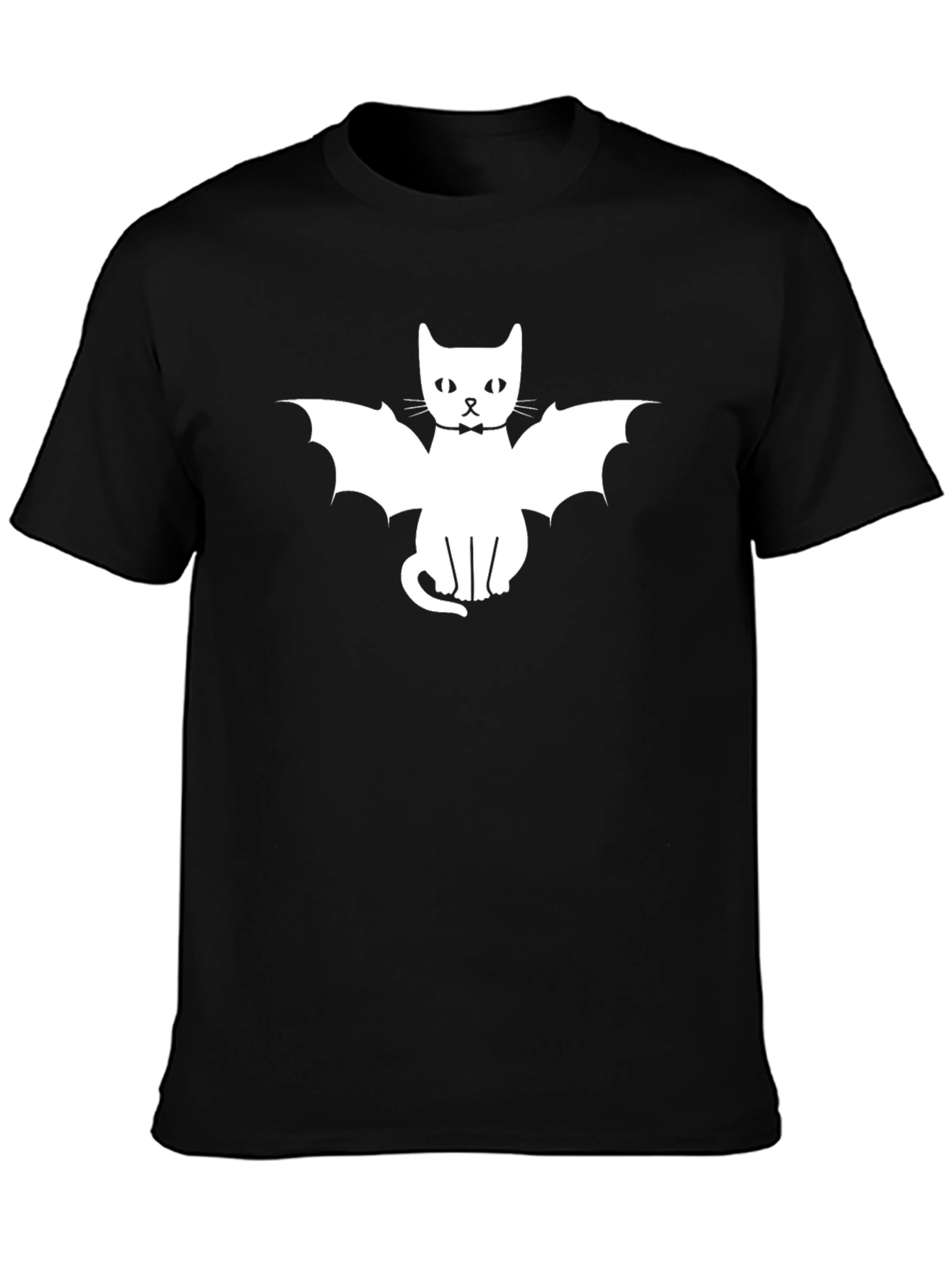 Bat Cat Black T-Shirt
