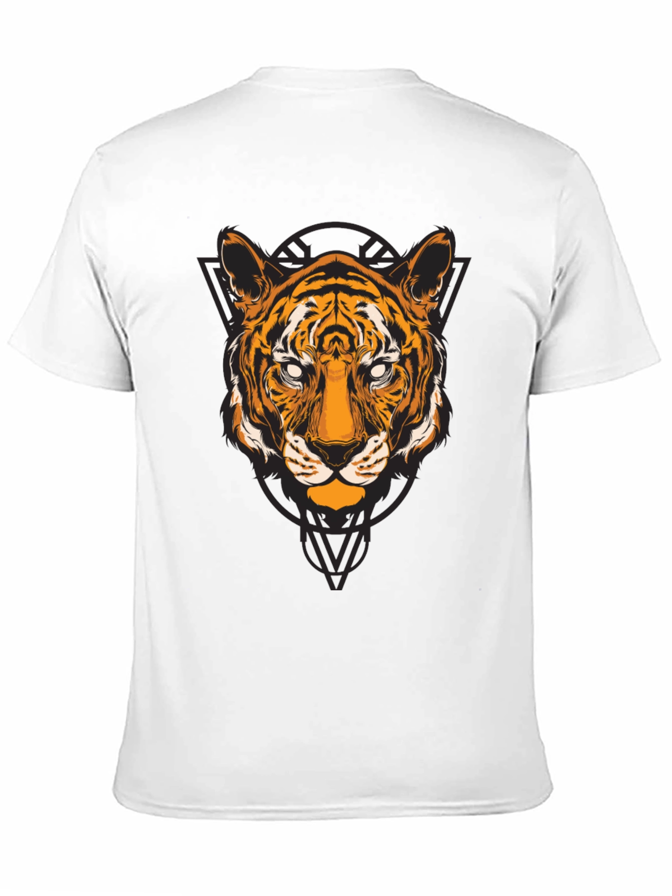 Tiger Graphic T-Shirt - Black Cotton Tee