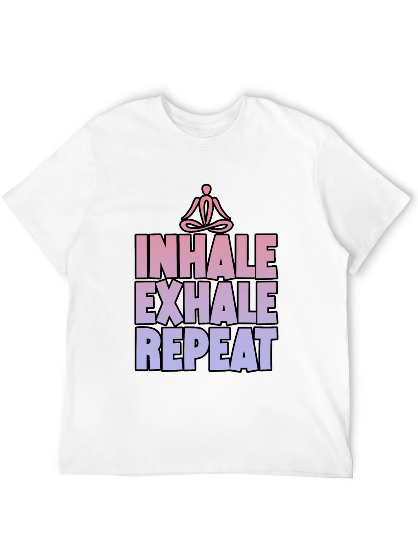 Inhale Exhale Repeat Yoga Graphic T-Shirt