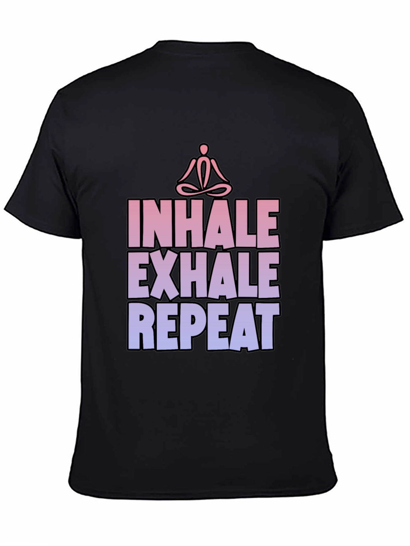 Inhale Exhale Repeat Yoga Graphic T-Shirt