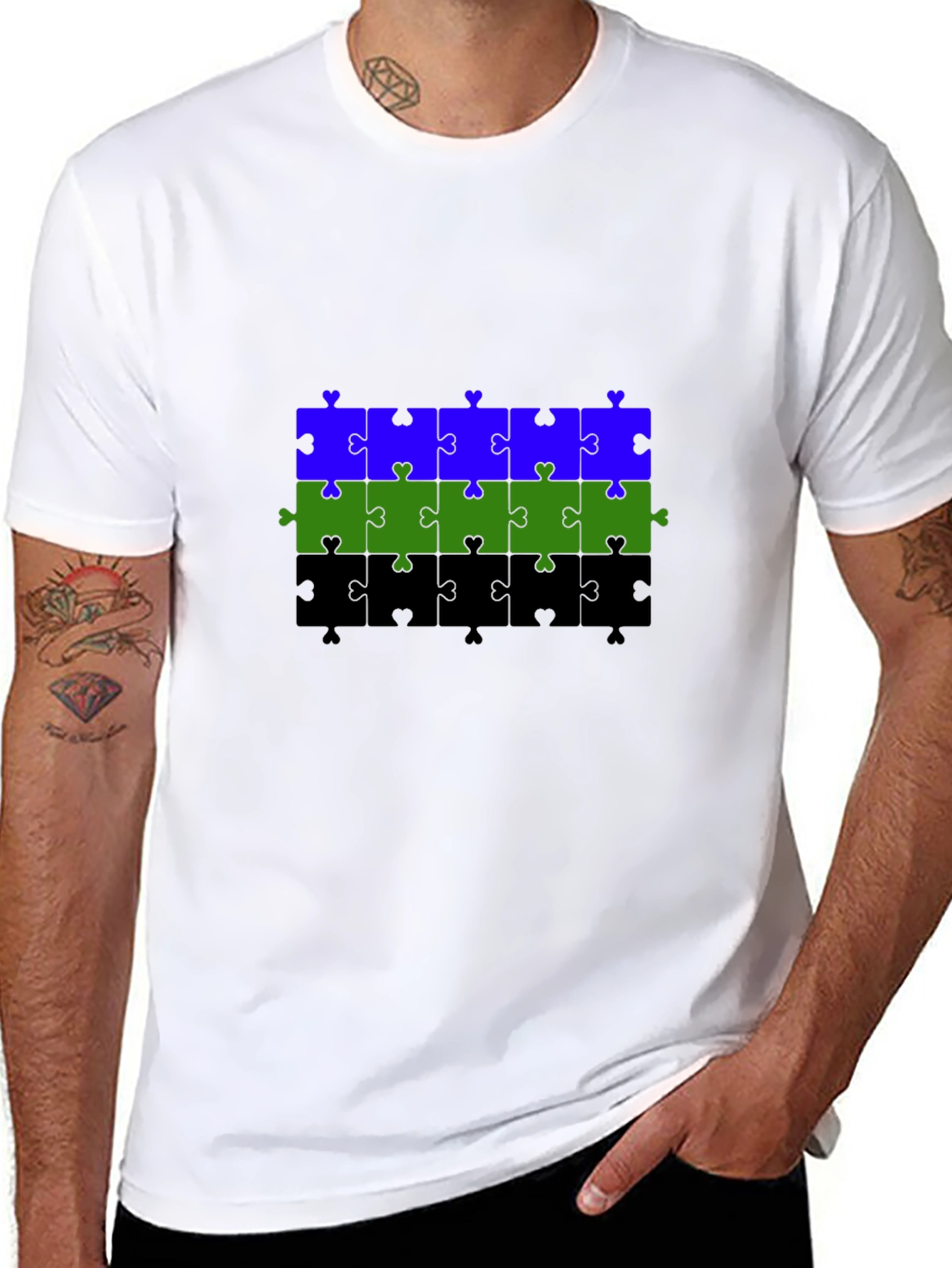Omnisexual Pride Puzzle T-Shirt