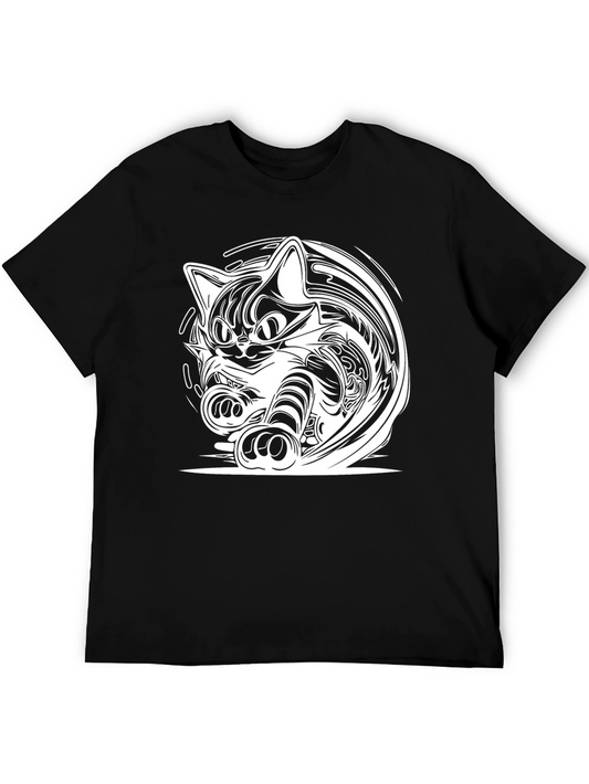 Cool Cat Graphic T-Shirt