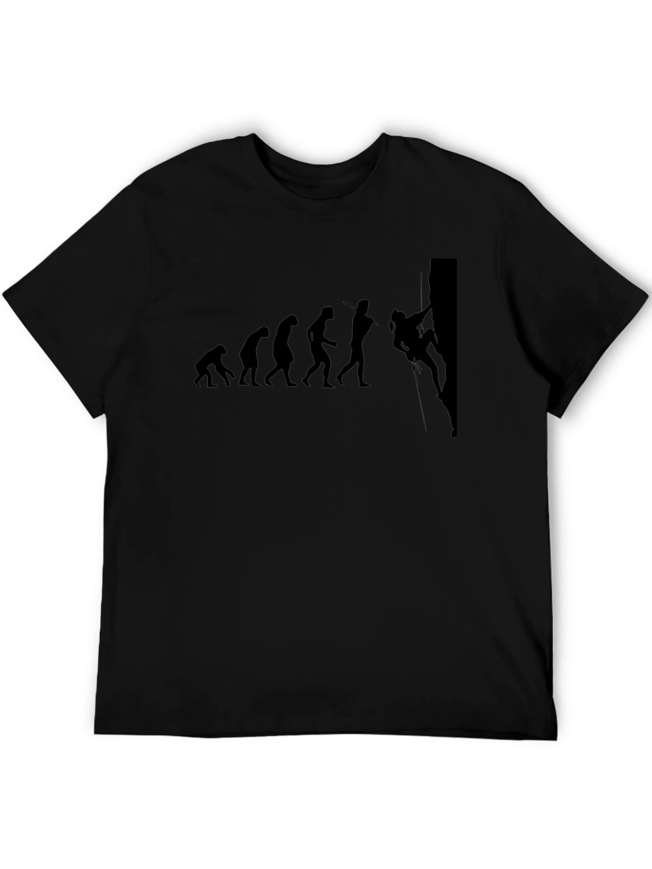 Evolution of Climbing T-Shirt - Black