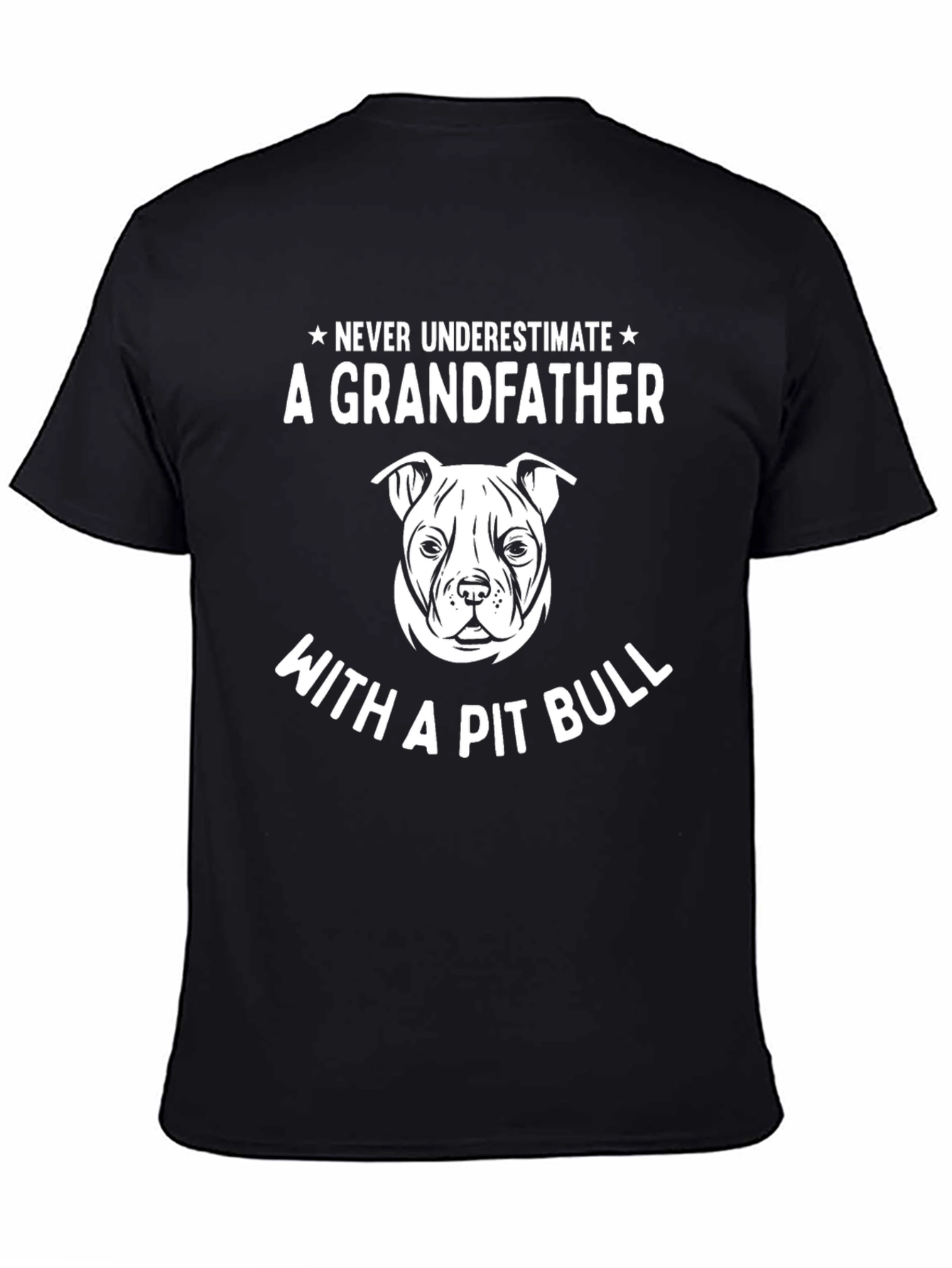 Grandfather Pit Bull T-Shirt