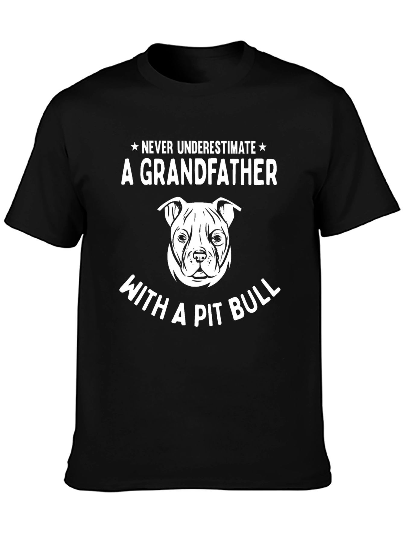 Grandfather Pit Bull T-Shirt