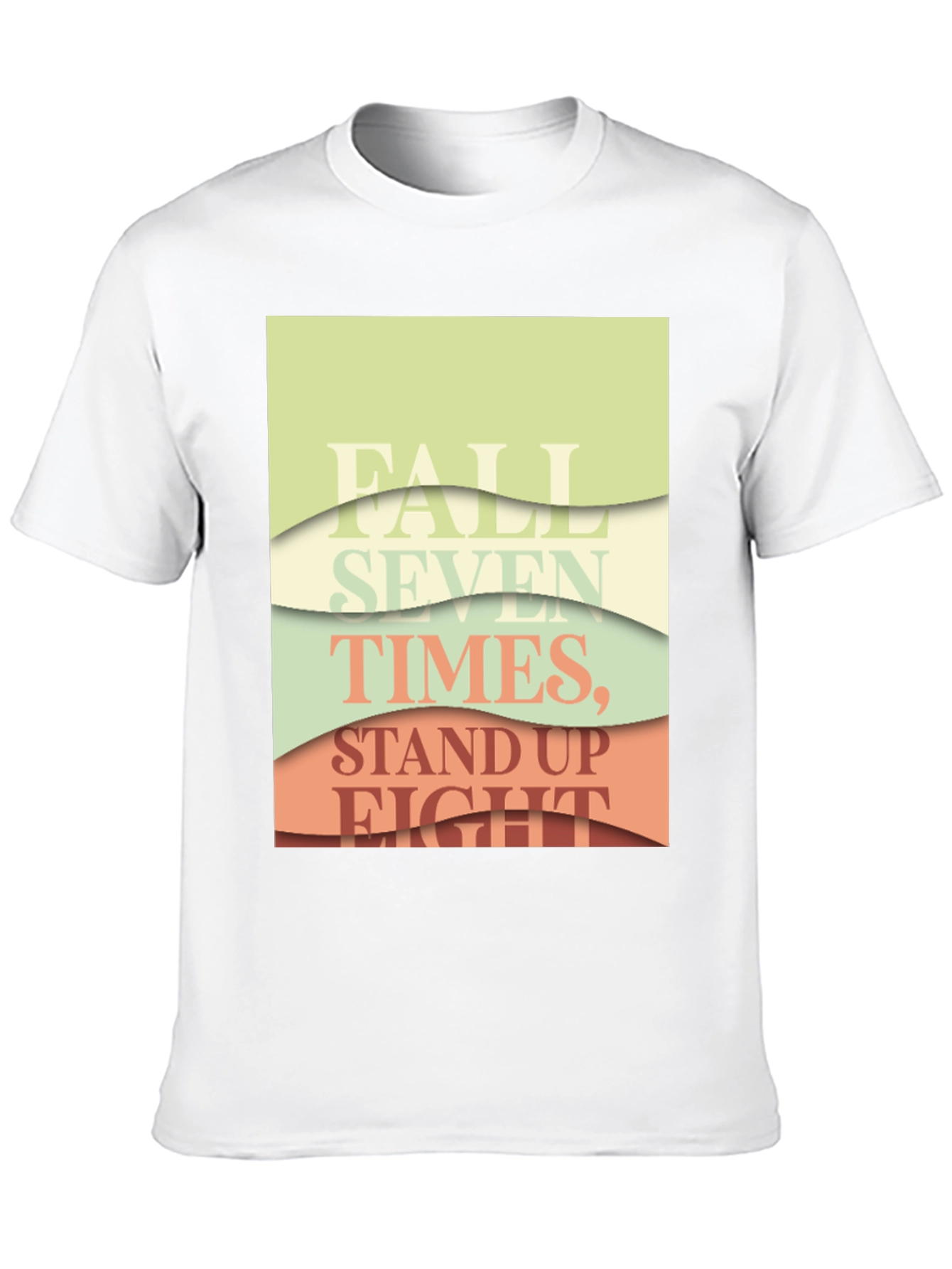 Inspirational Layered Text T-Shirt