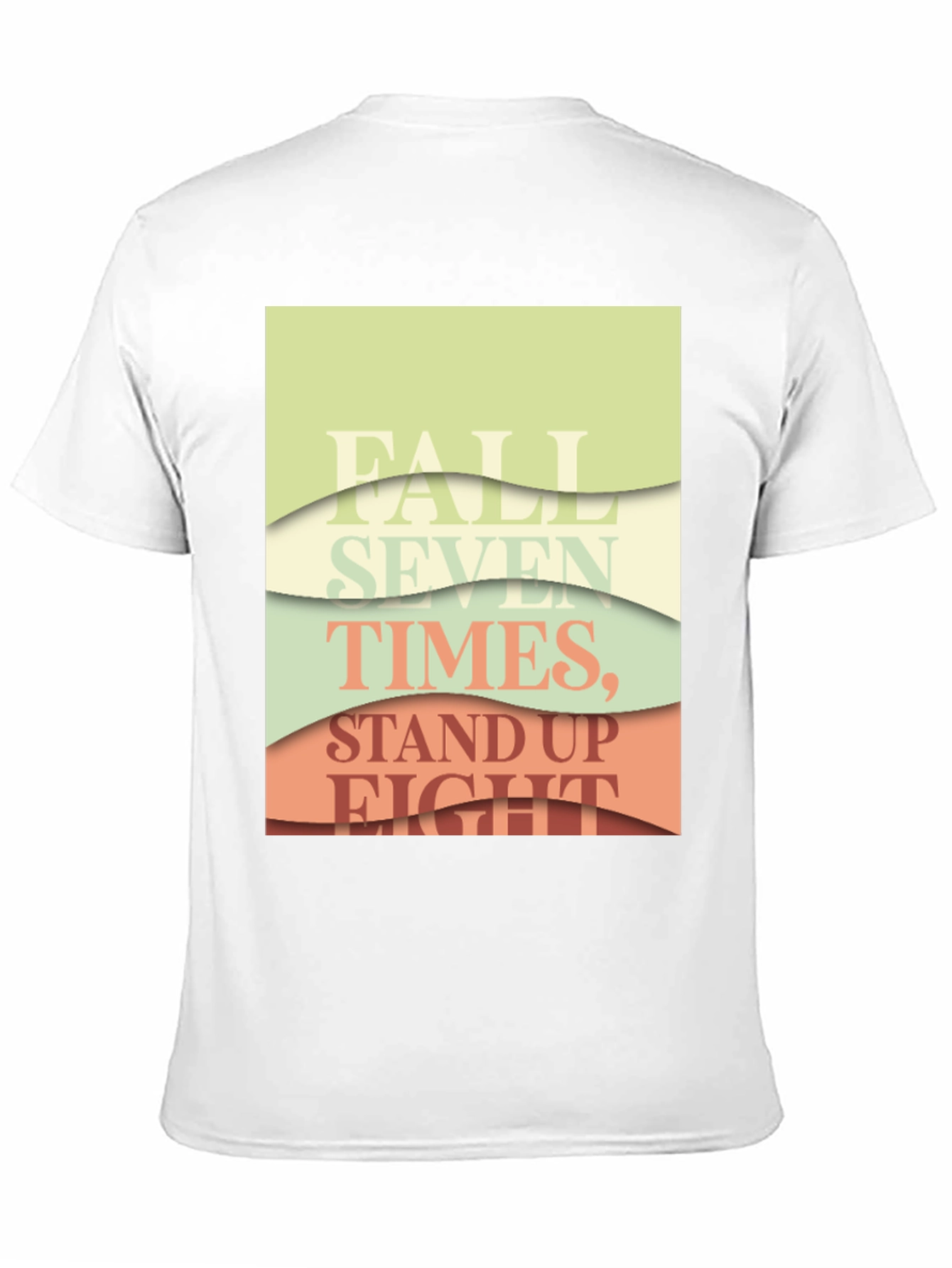 Inspirational Layered Text T-Shirt
