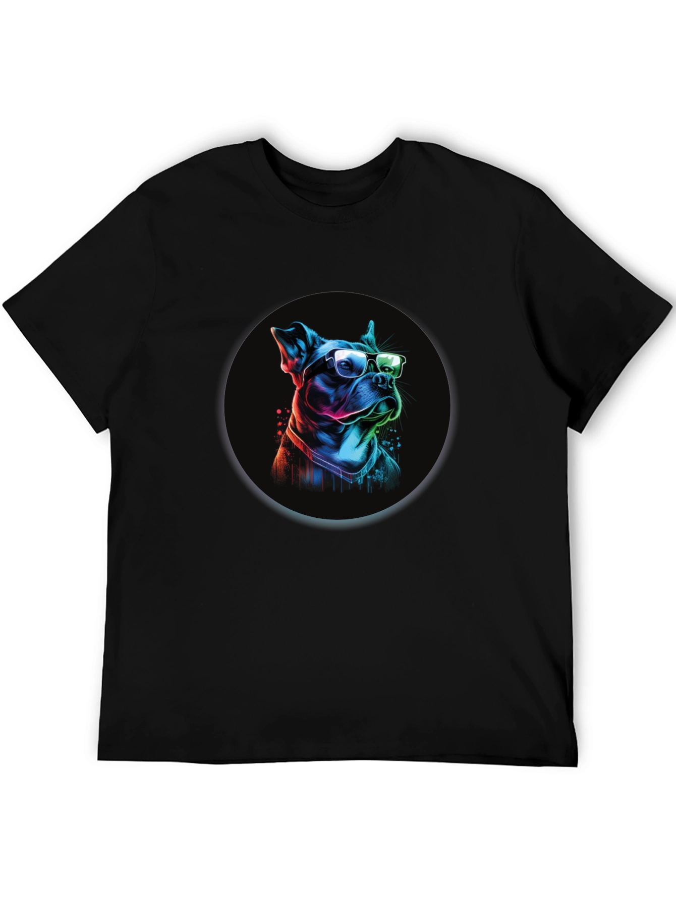 Dog with Glasses Graphic Tee
