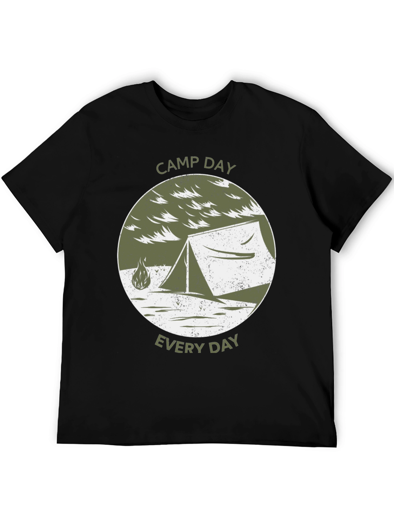 Camp Day Everyday T-Shirt Camping Tent Tee