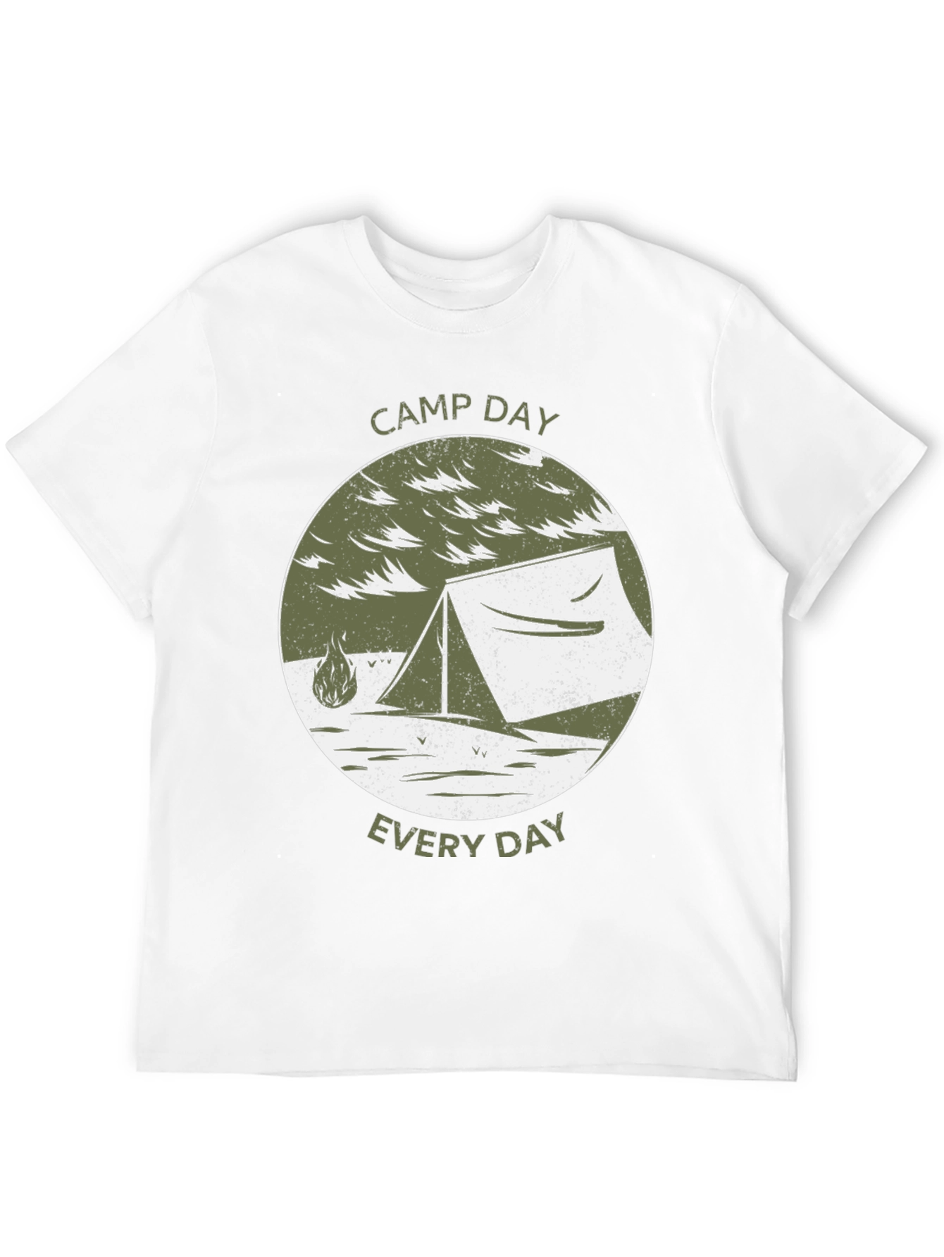 Camp Day Everyday T-Shirt Camping Tent Tee