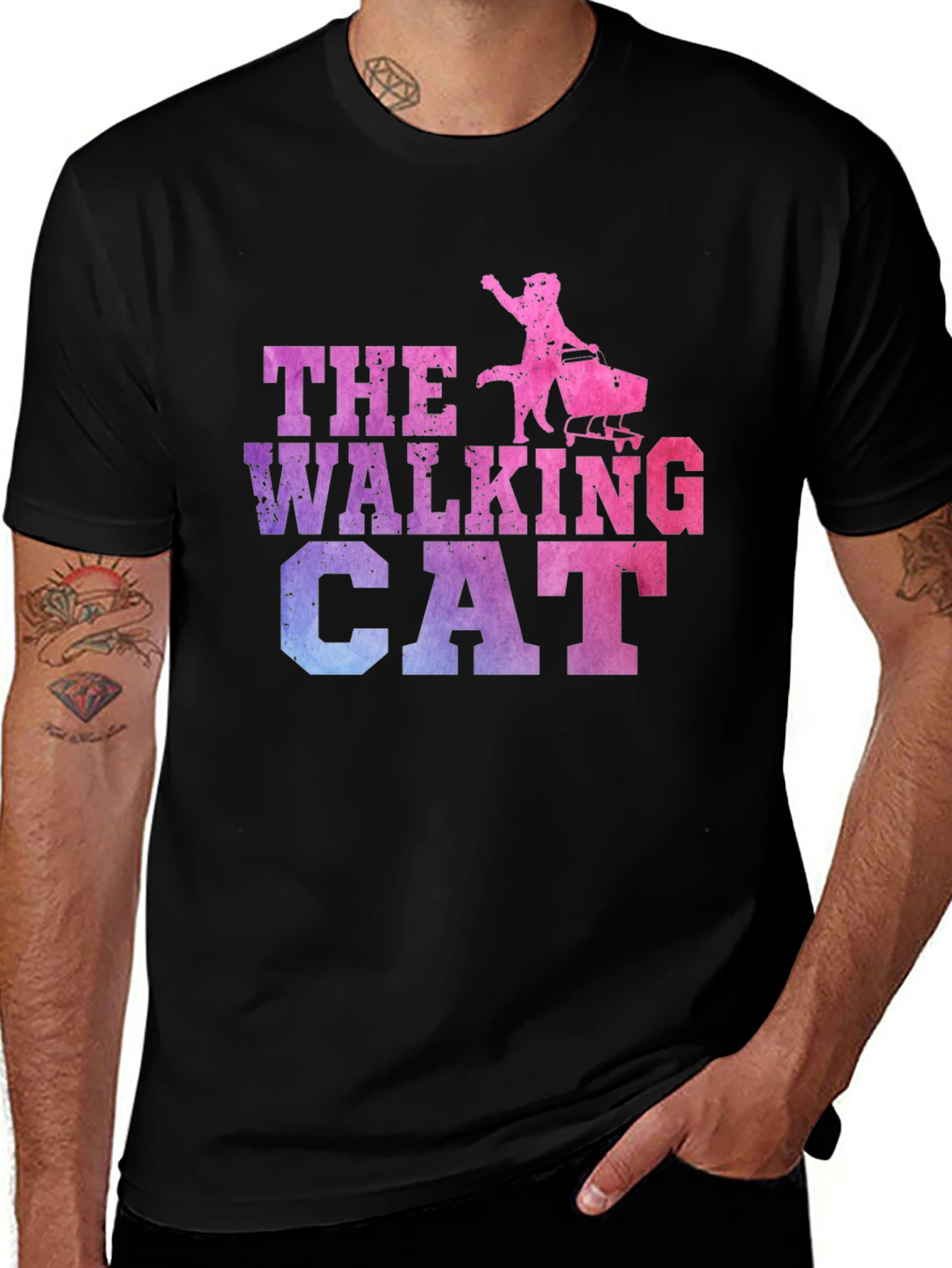 The Walking Cat T-Shirt