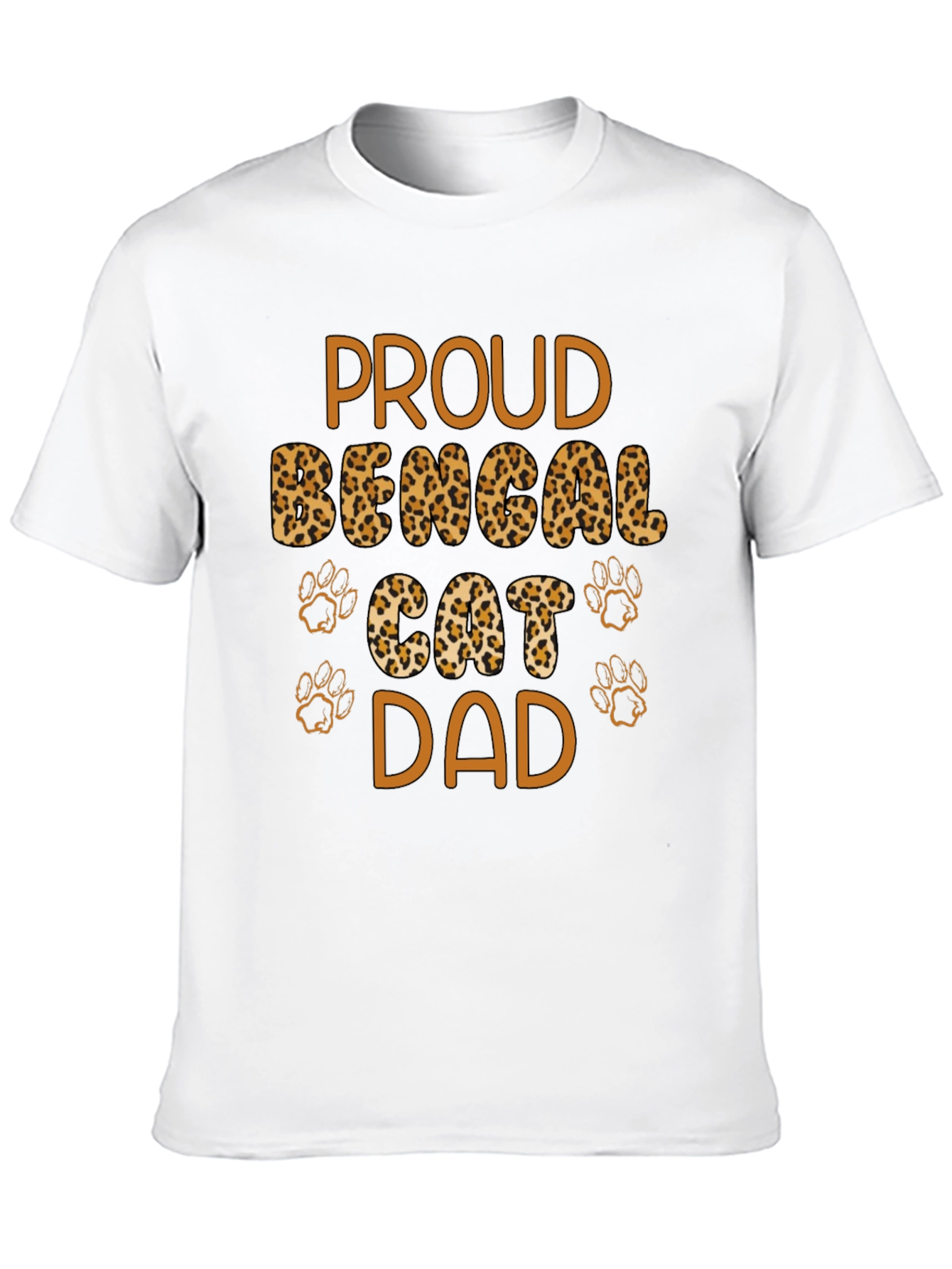 Proud Bengal Cat Dad T-Shirt