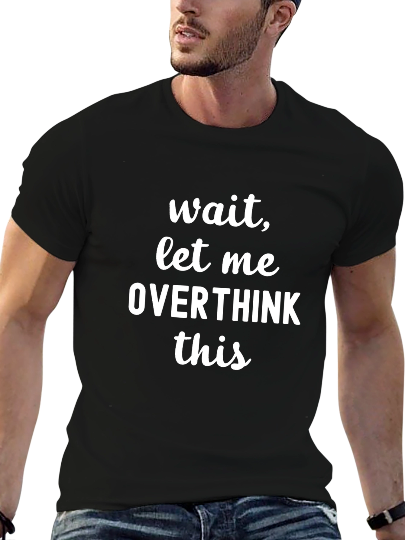 Overthink Funny Graphic Tee