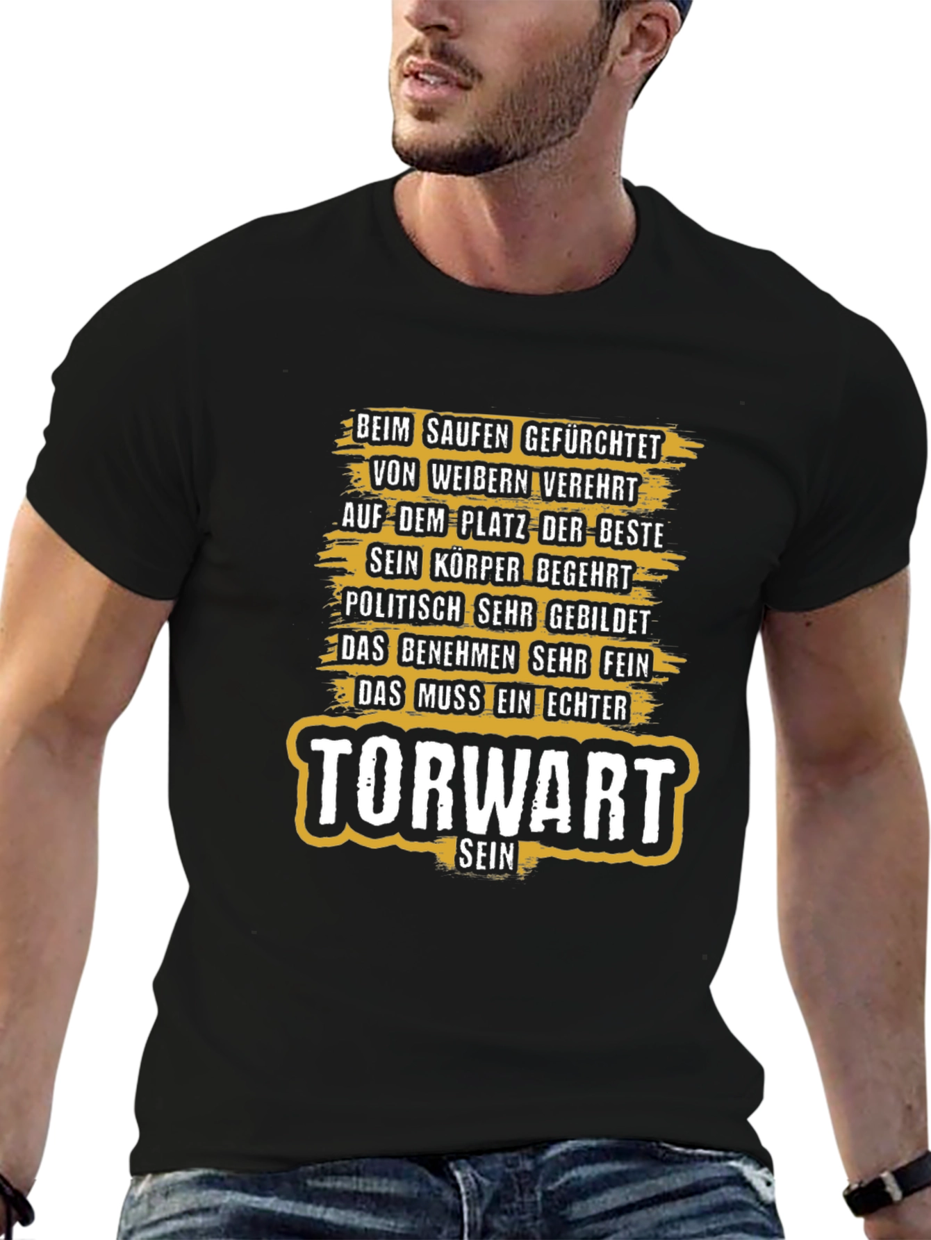 Torwart T-Shirt: Fearless Goalkeeper Graphic Tee