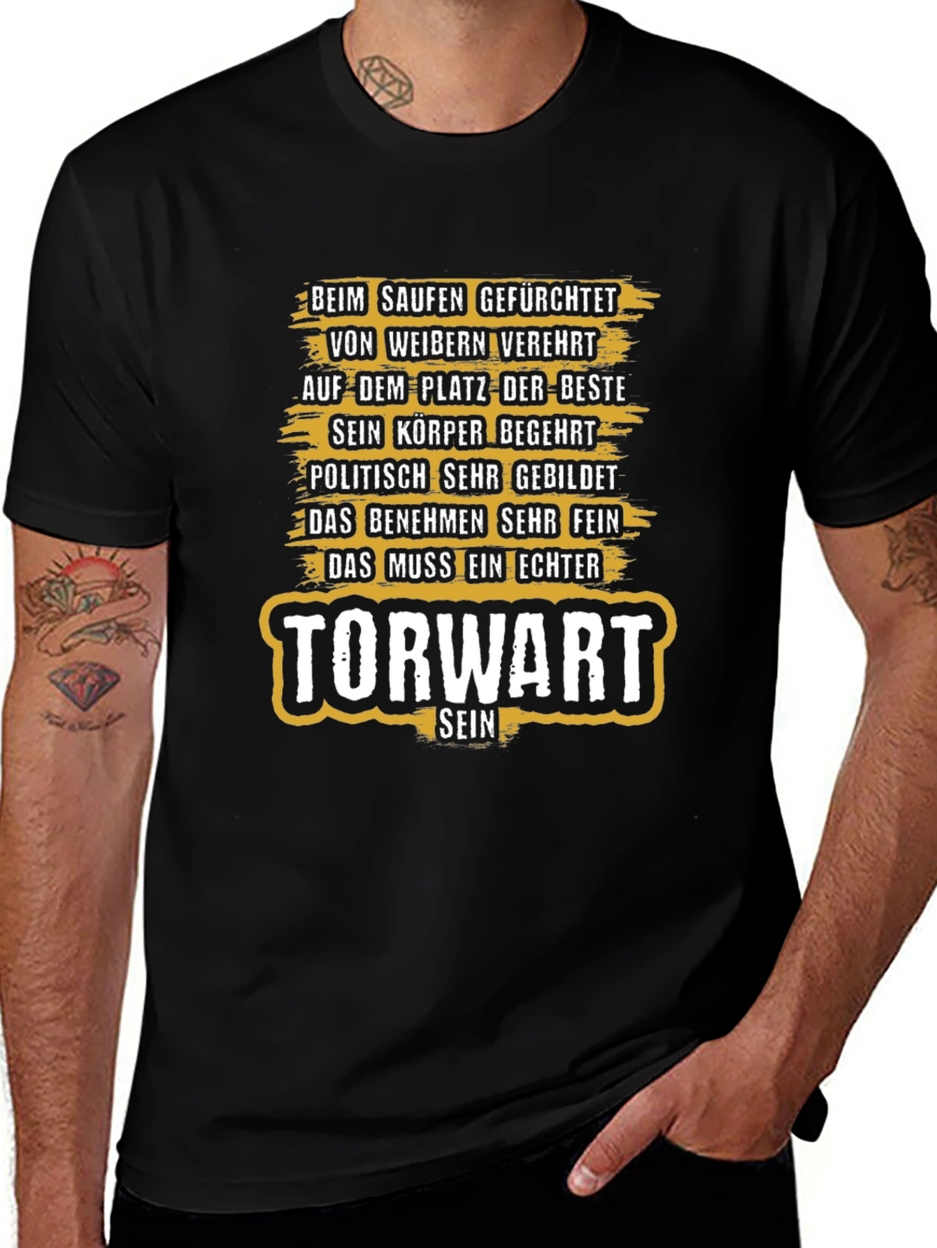 Torwart T-Shirt: Fearless Goalkeeper Graphic Tee