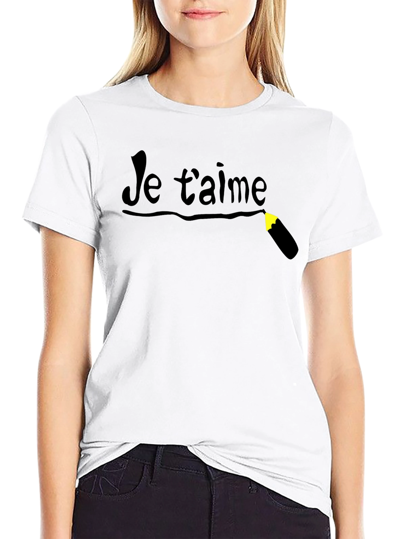 Je taime Black Tee