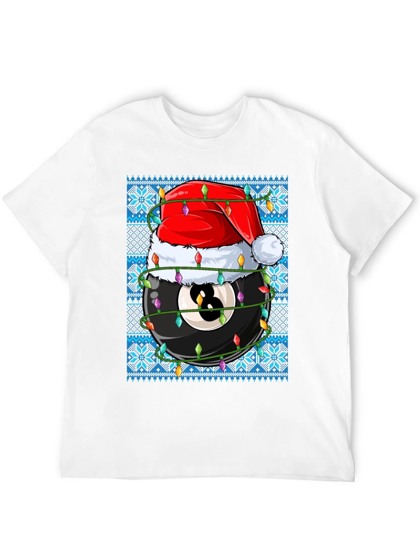 Christmas 8 Ball Holiday T-Shirt