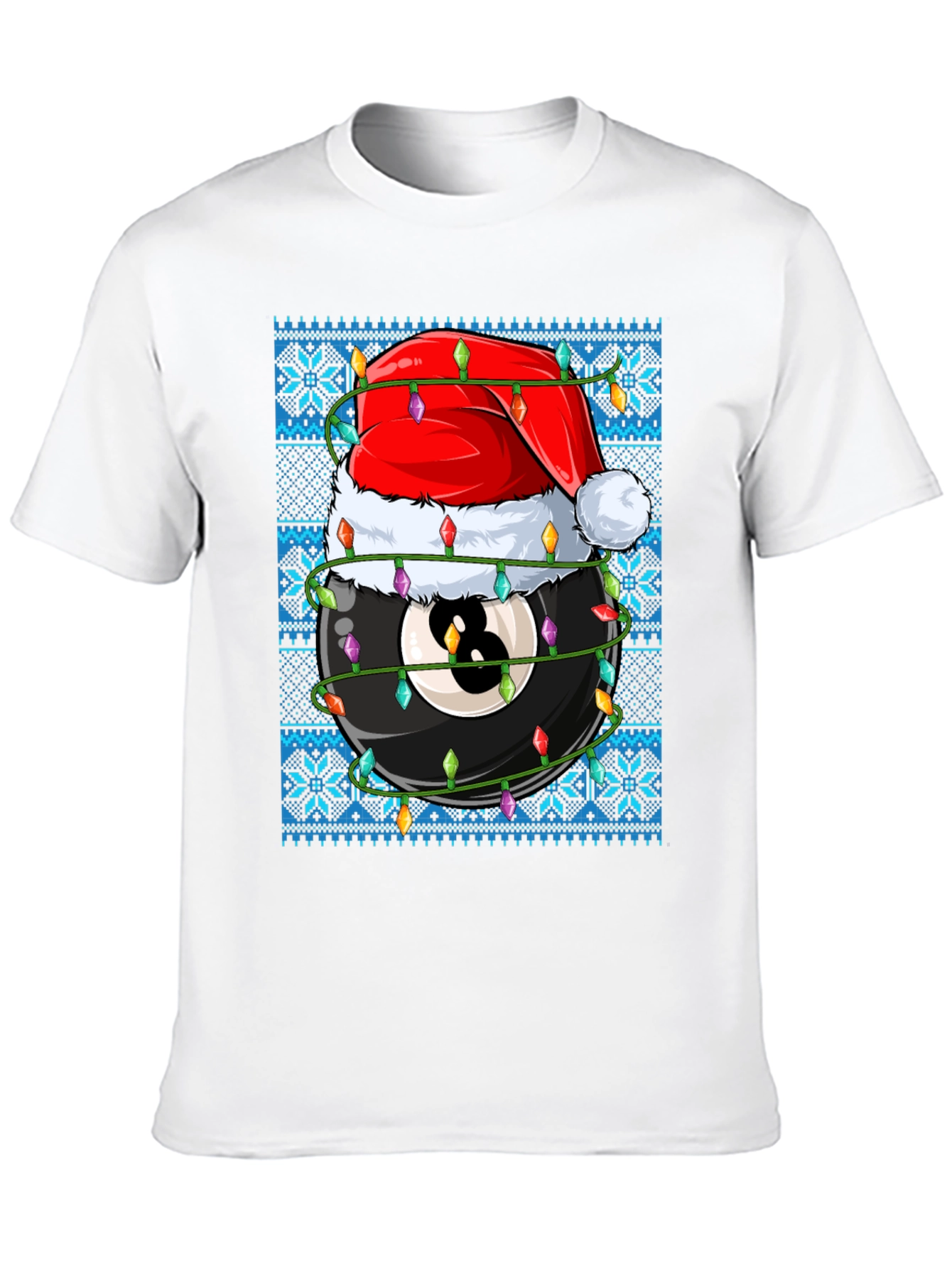 Christmas 8 Ball Holiday T-Shirt