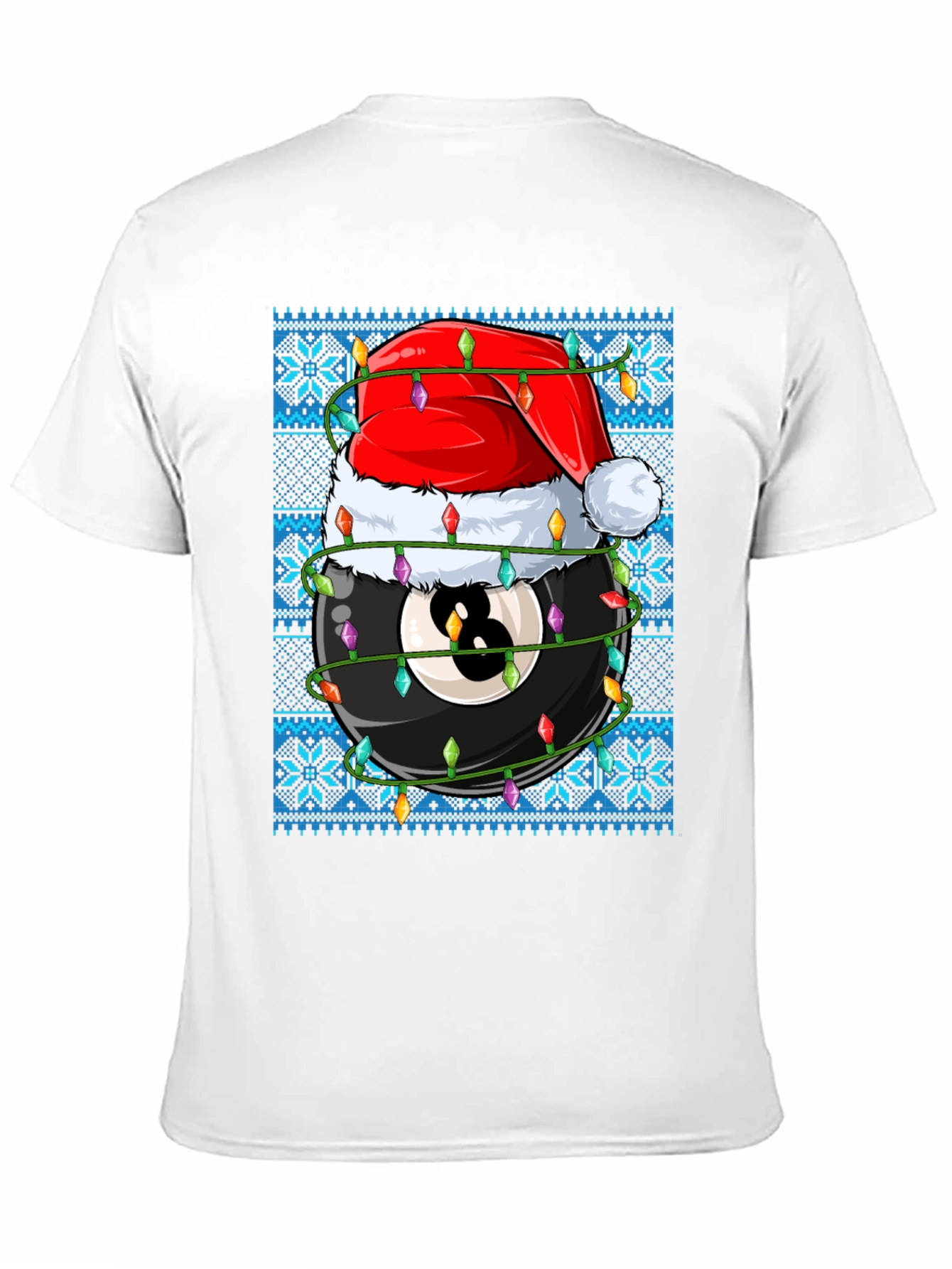 Christmas 8 Ball Holiday T-Shirt